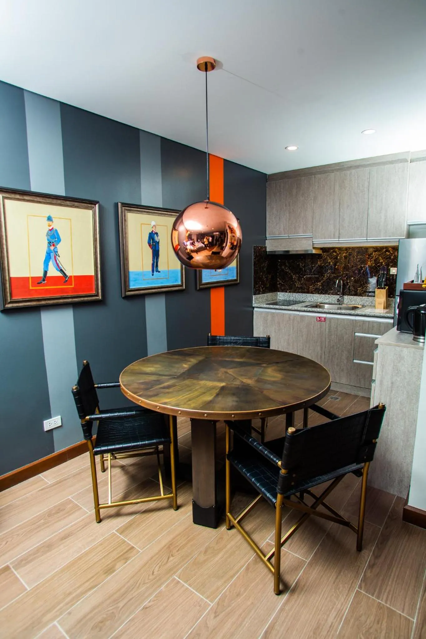 Dining area in UNWND Flats