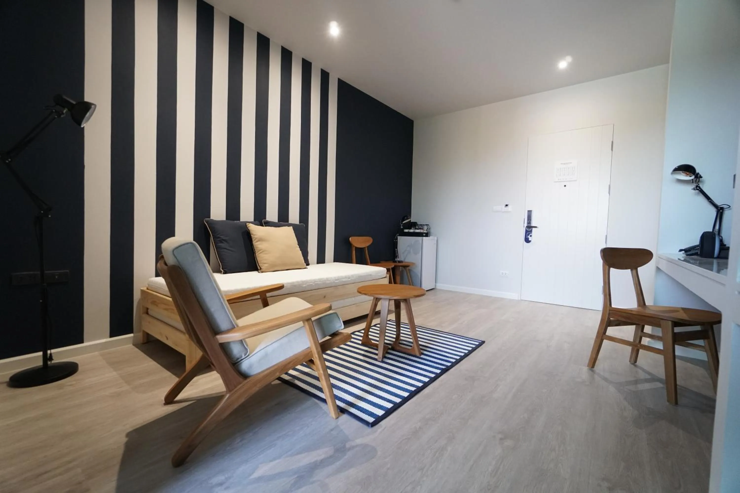 Living room in Blu Monkey Hub and Hotel Chanthaburi