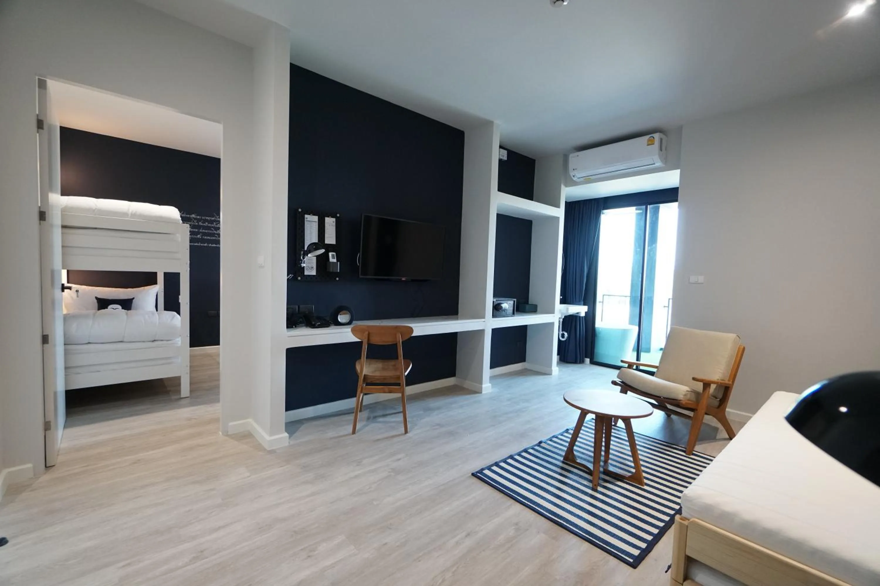 Family, Bed in Blu Monkey Hub and Hotel Chanthaburi