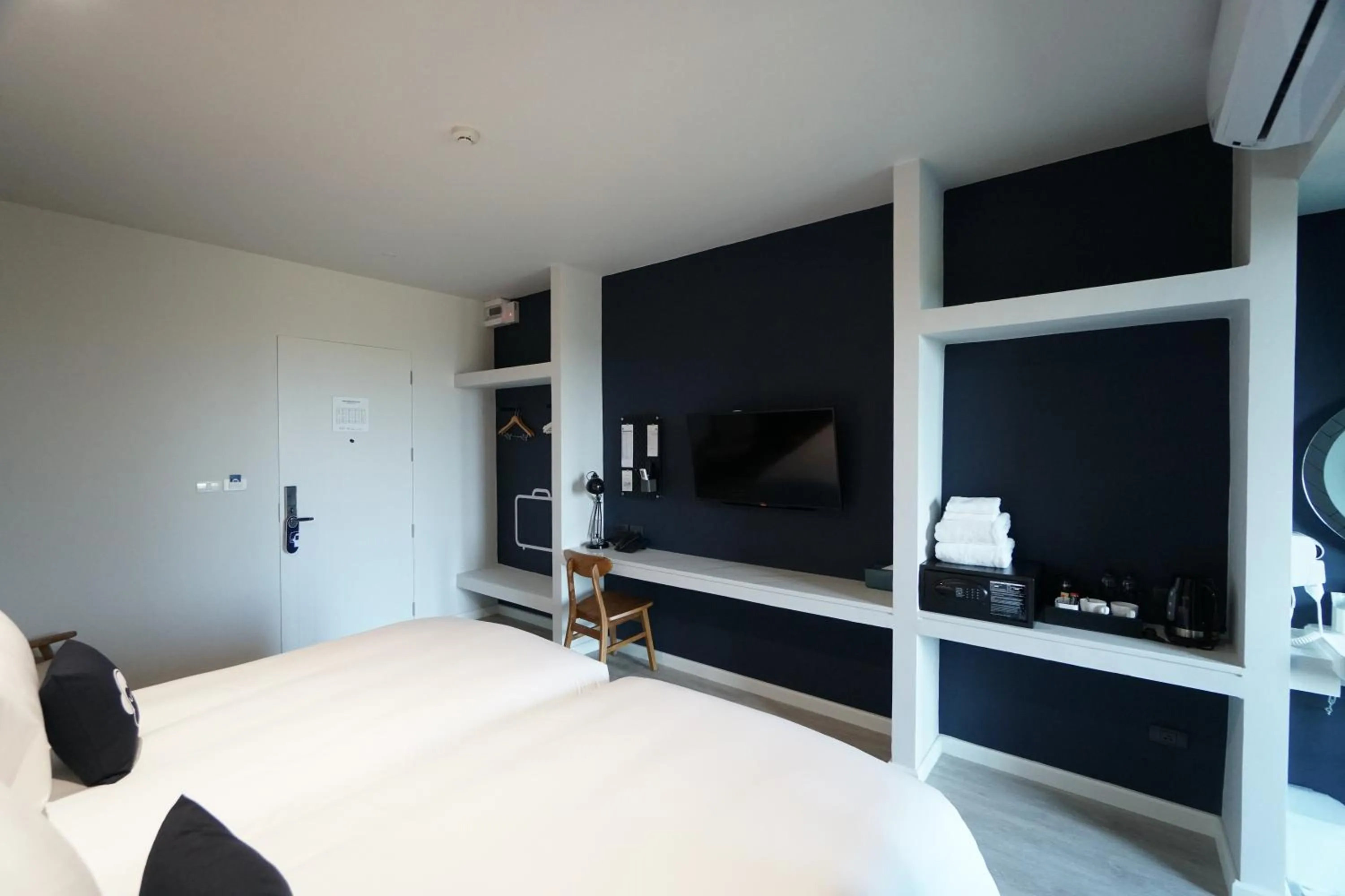 Bedroom, Bed in Blu Monkey Hub and Hotel Chanthaburi