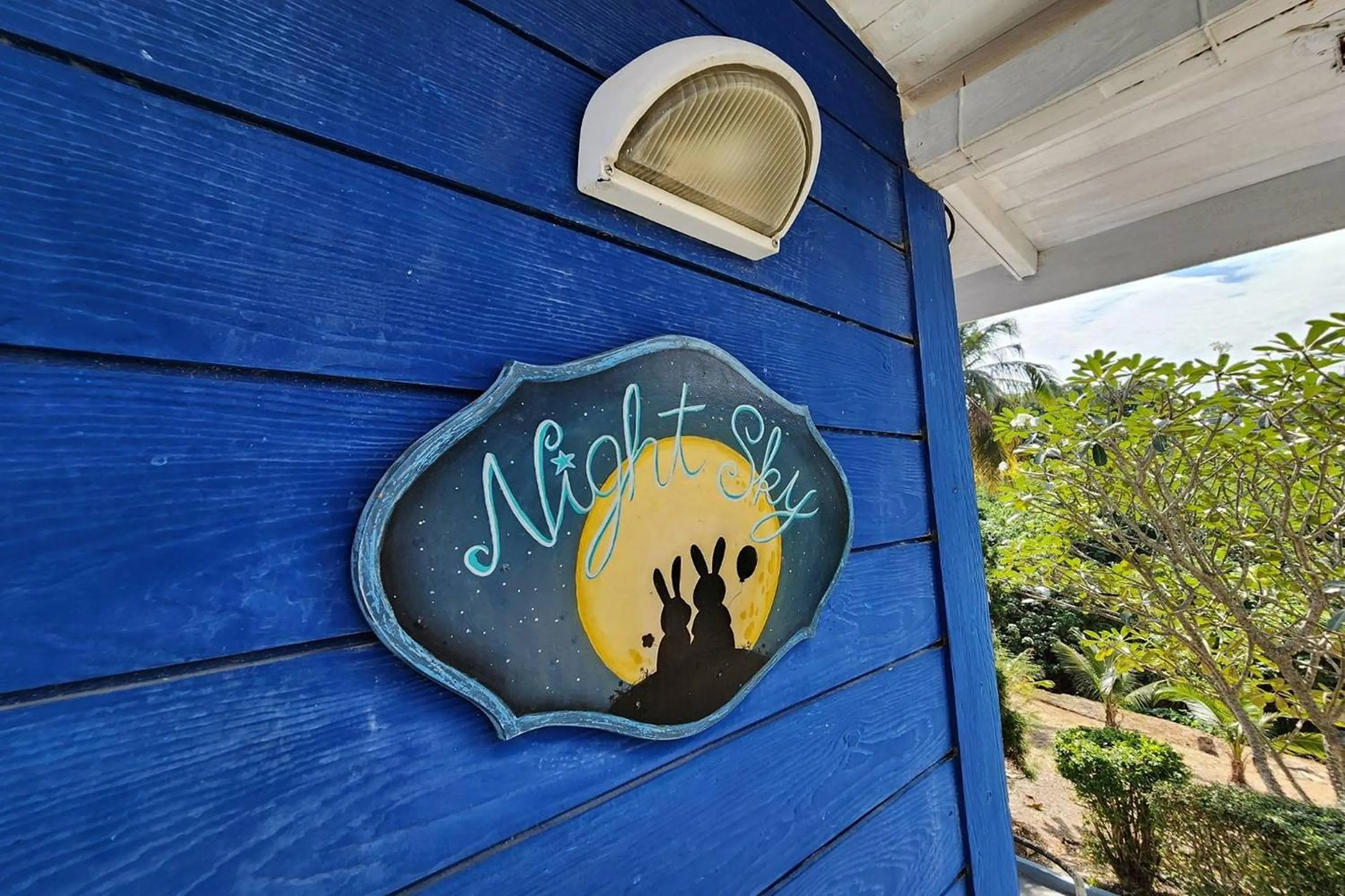 Text overlay in See Sky Resort