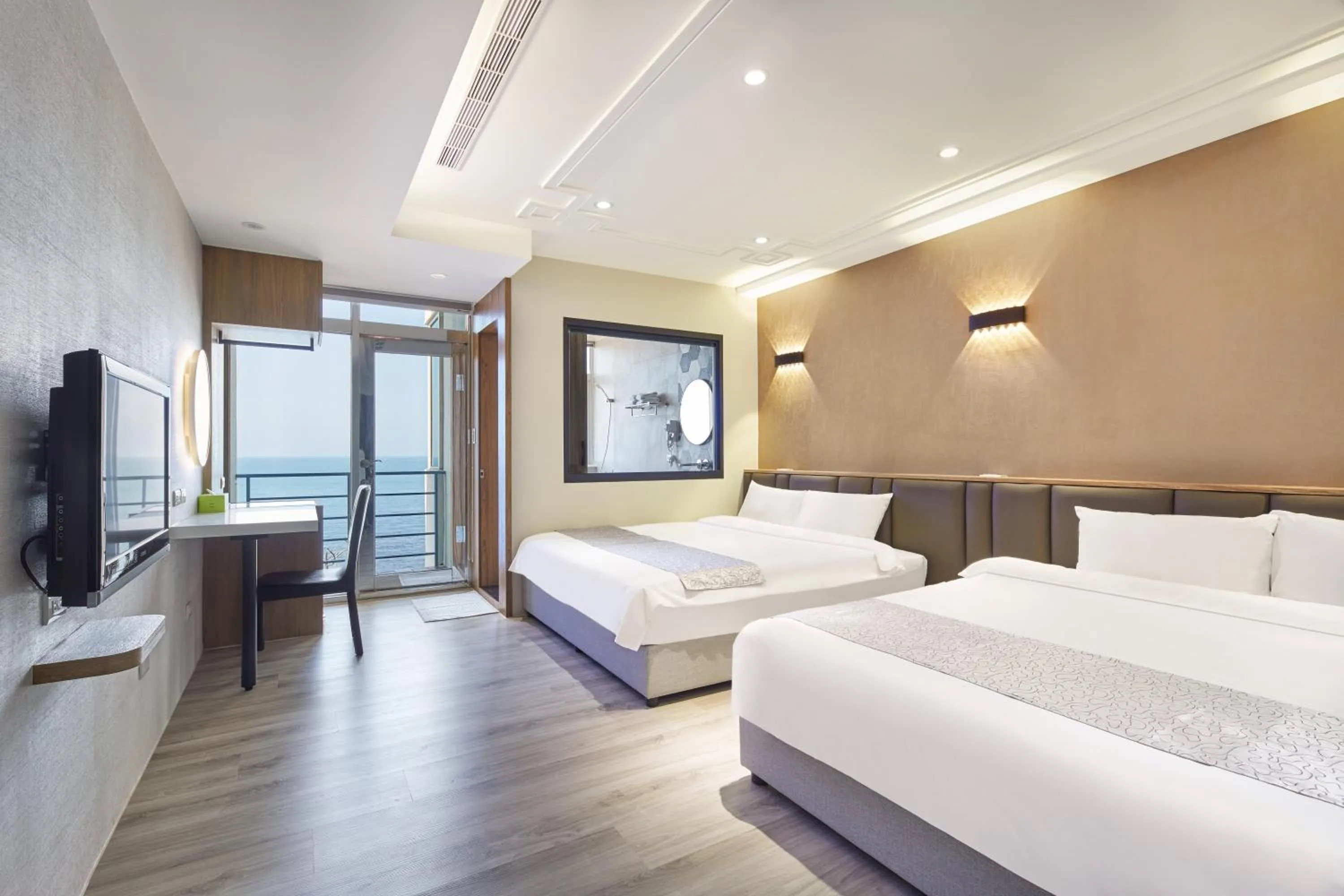 Bed in Ferry of Love Homestay