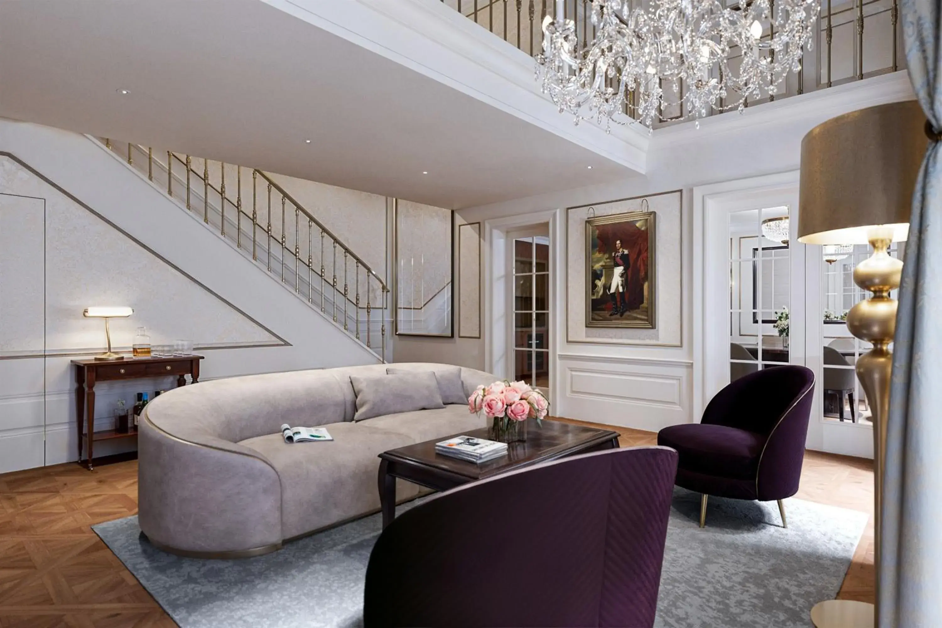 Living room in Palais Coburg Living room in Palais Coburg