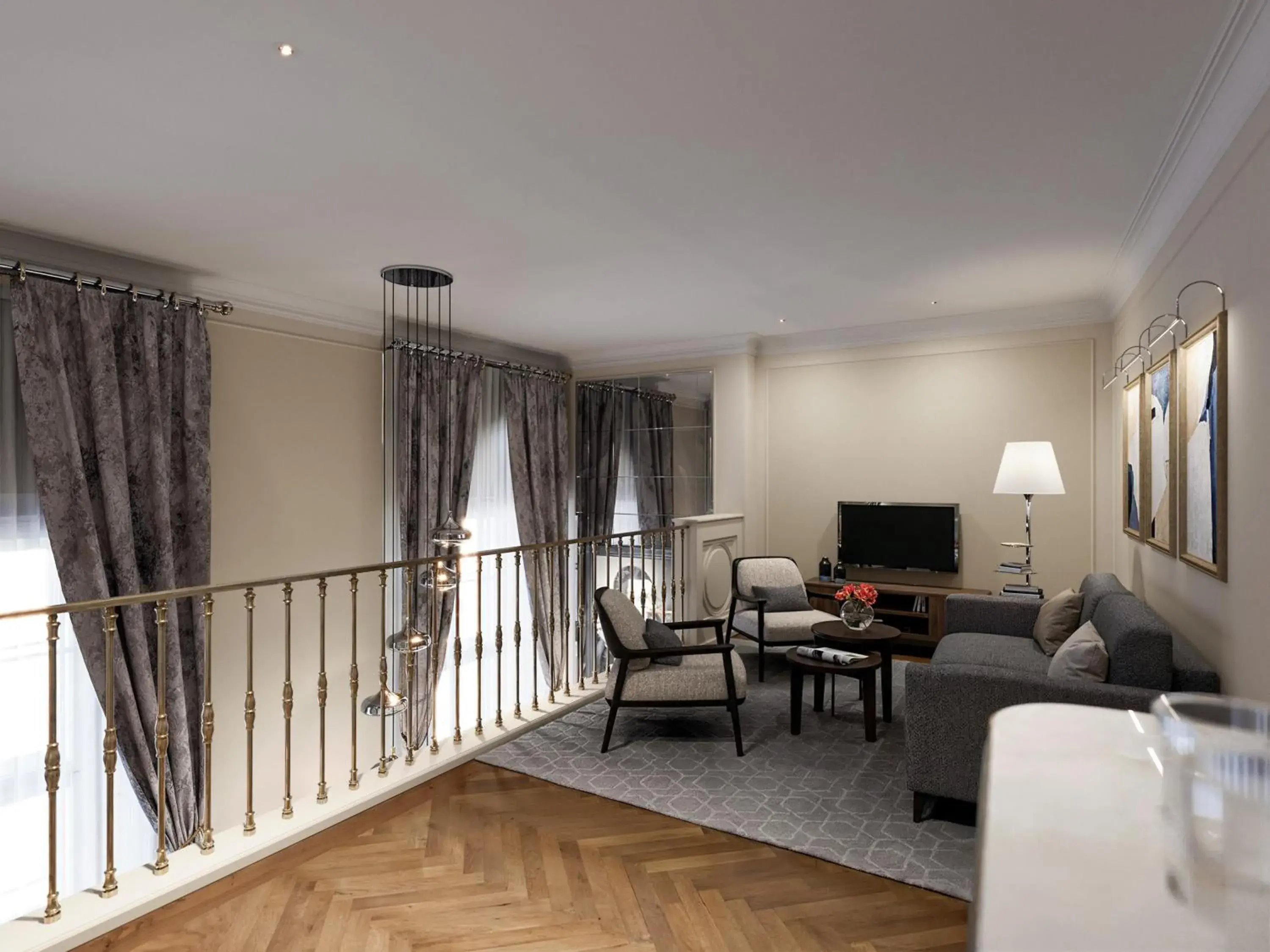 Living room in Palais Coburg Living room in Palais Coburg