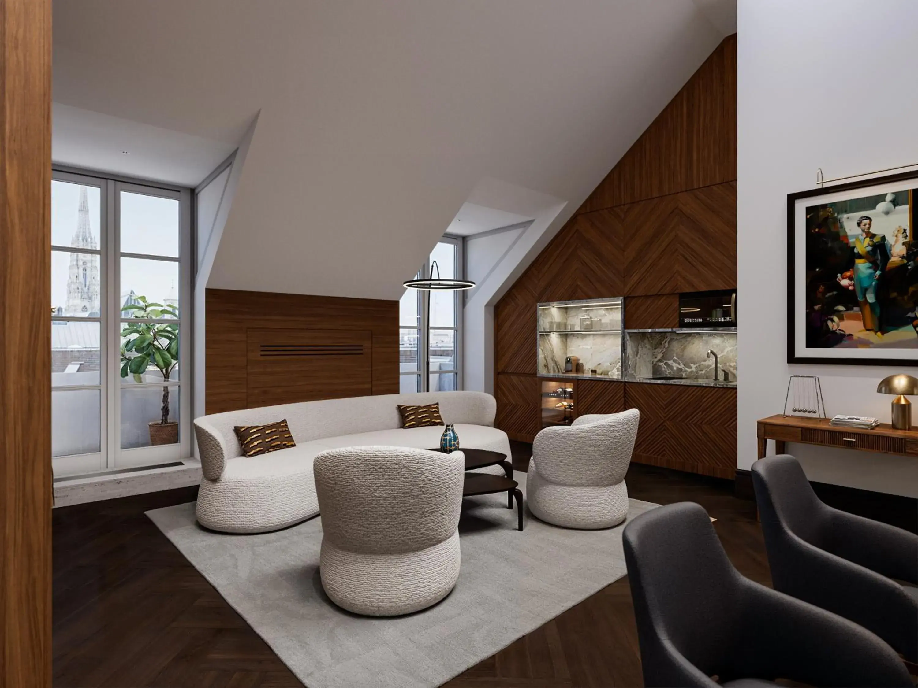 Living room in Palais Coburg Living room in Palais Coburg