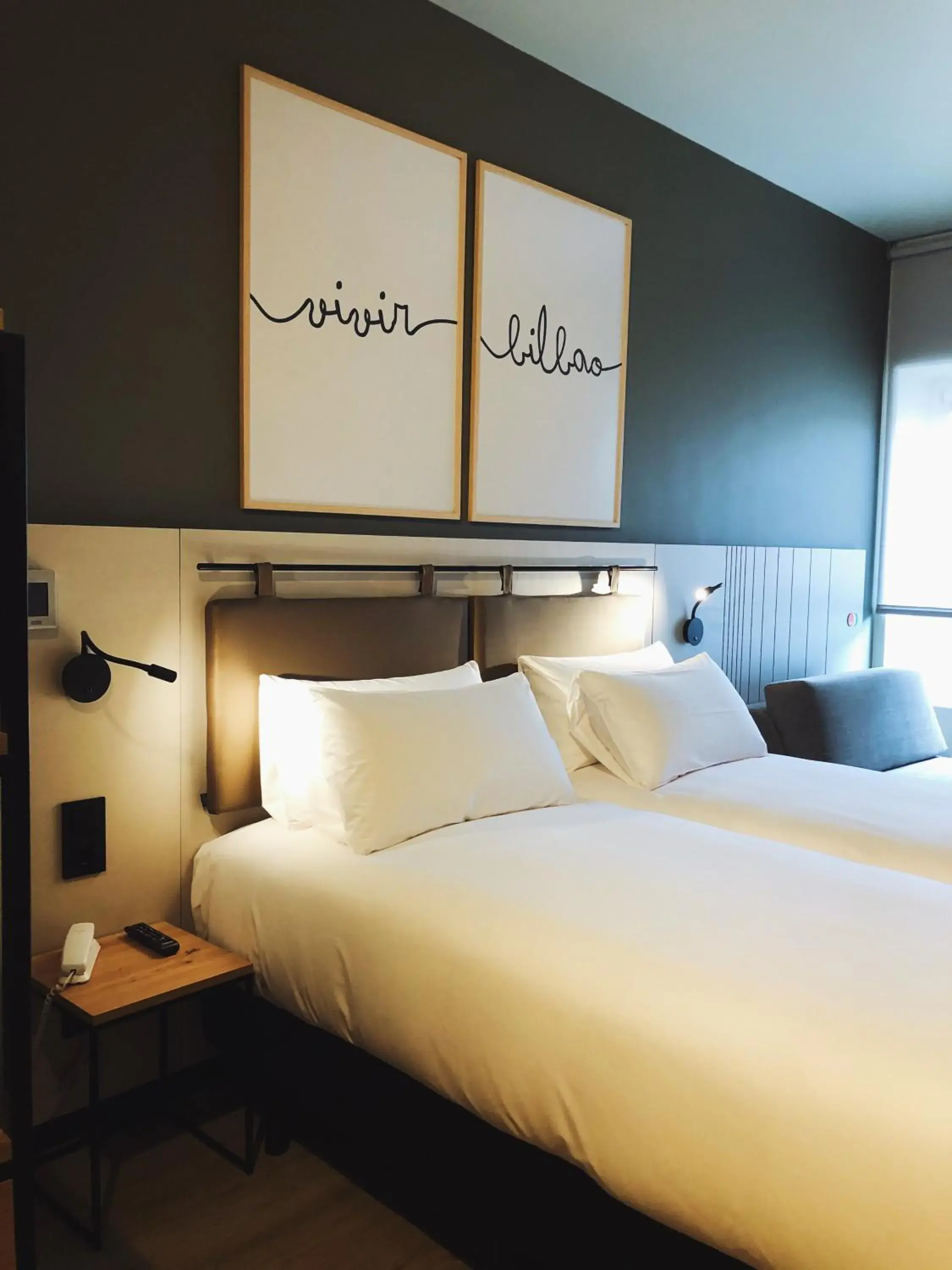 Decorative detail, Bed in Hotel Bed4U Bilbao Decorative detail, Bed in Hotel Bed4U Bilbao