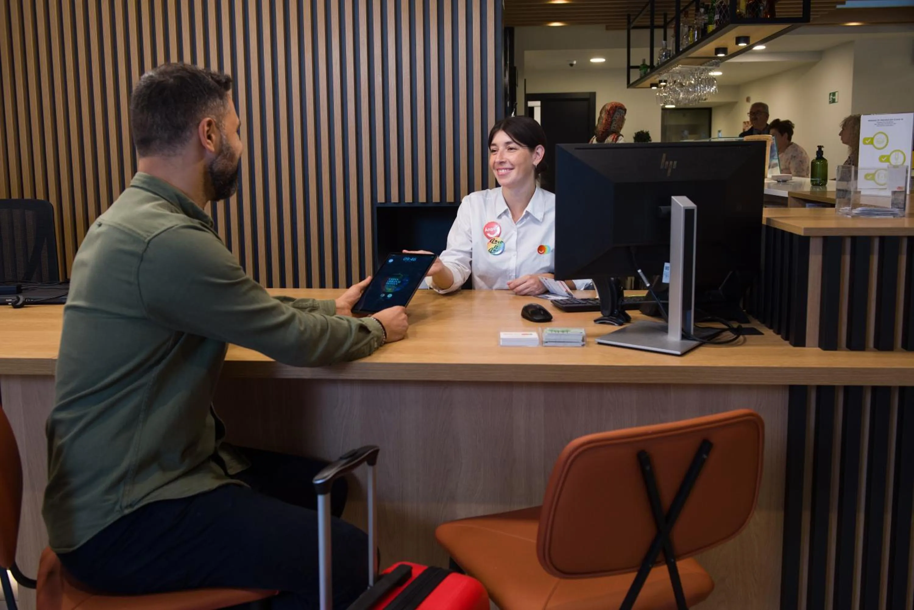 Lobby or reception in voco Bilbao - City by IHG