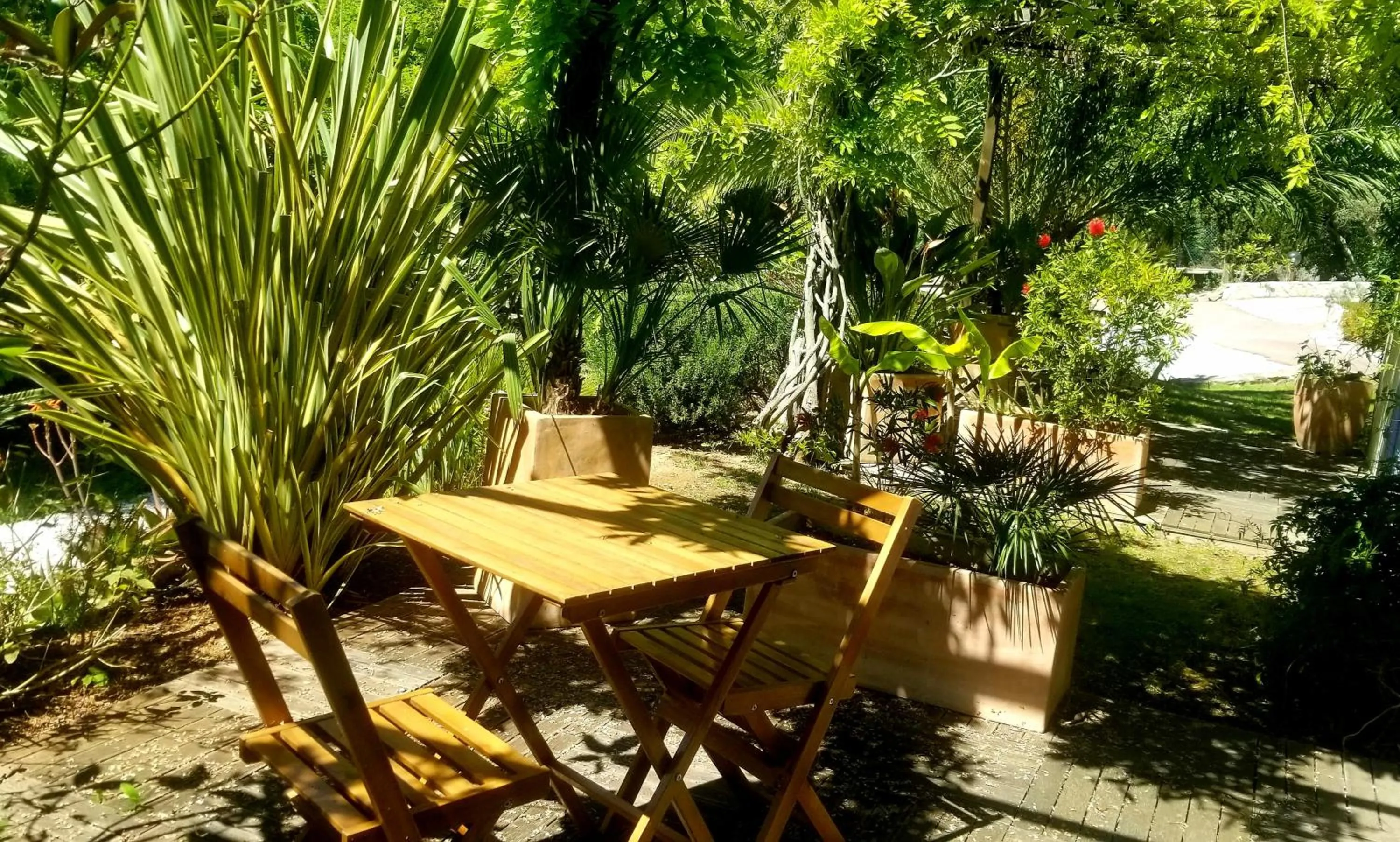 Patio in La Bastide de Font Clarette