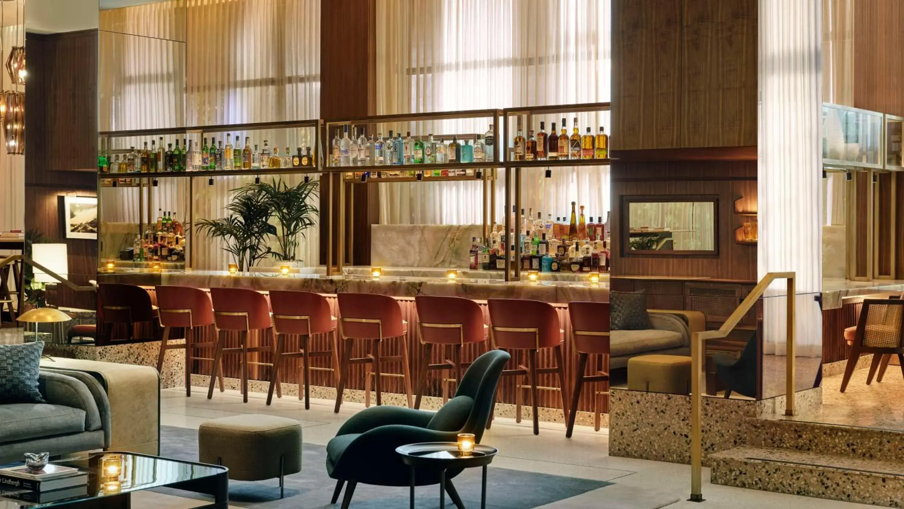 Lounge or bar in Thompson Hollywood, by Hyatt Lounge or bar in Thompson Hollywood, by Hyatt