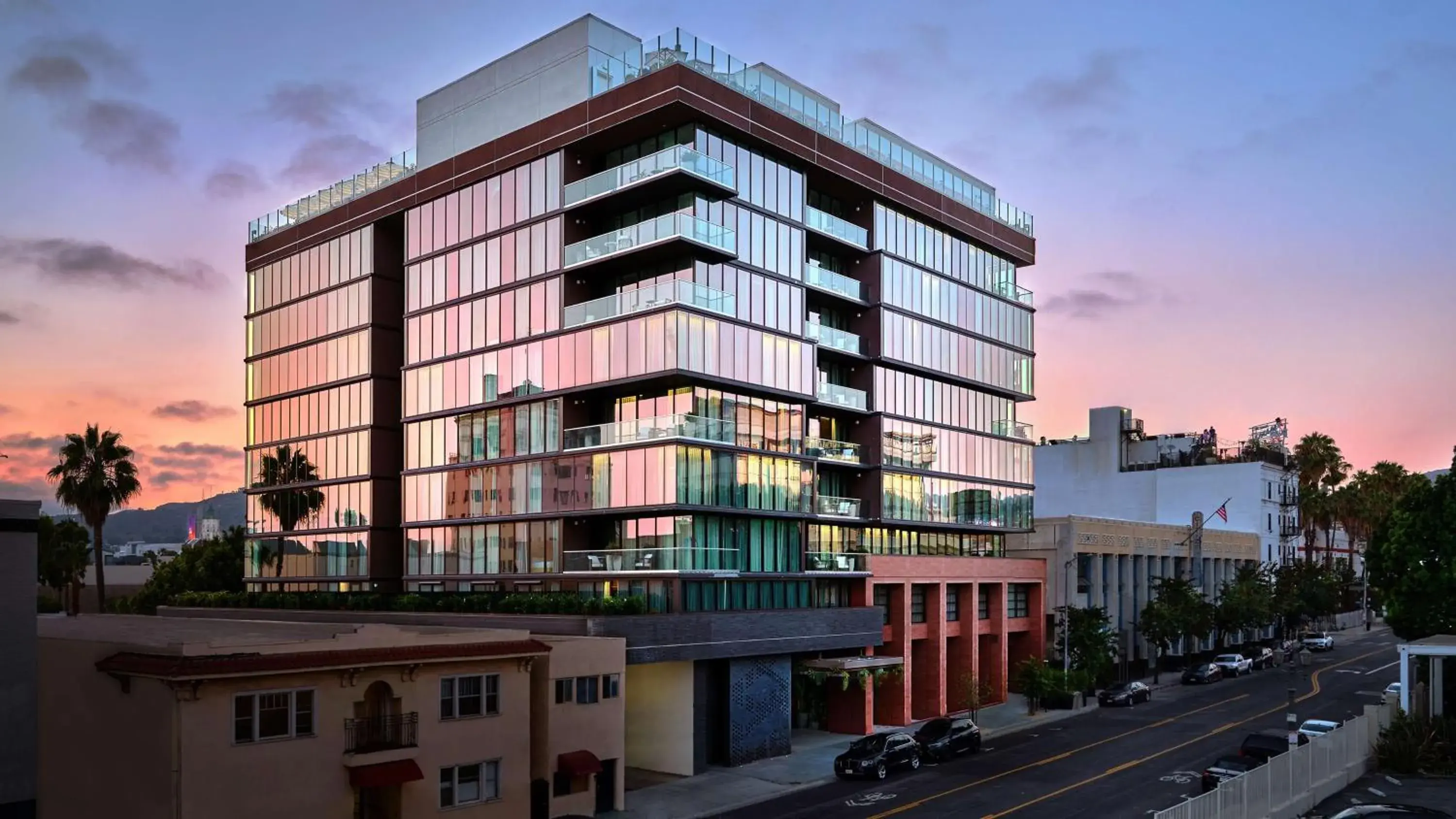 Property building in Thompson Hollywood, by Hyatt Property building in Thompson Hollywood, by Hyatt