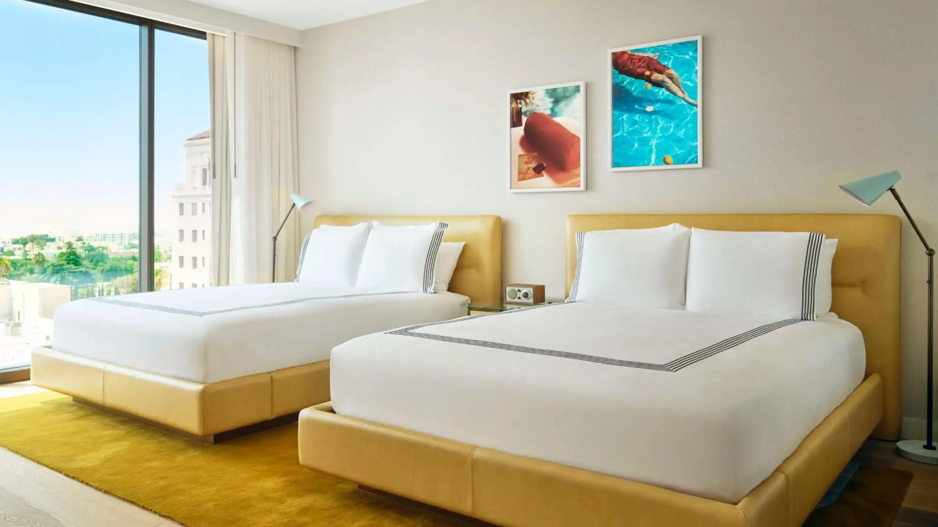 Bedroom, Bed in Thompson Hollywood, by Hyatt Bedroom, Bed in Thompson Hollywood, by Hyatt