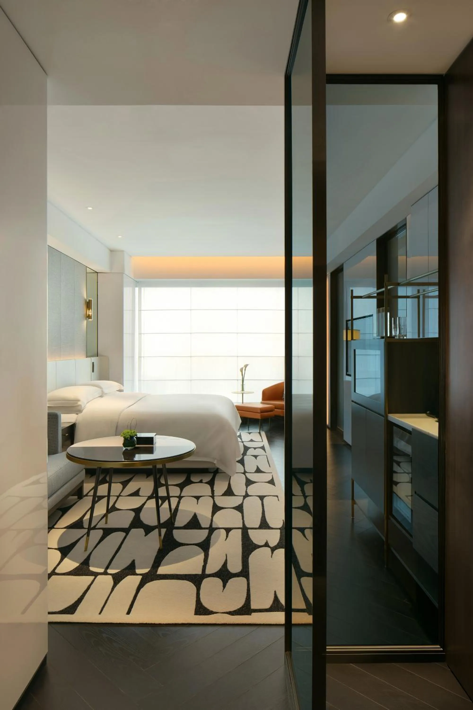 Bed in The Langbo Chengdu, in The Unbound Collection by Hyatt