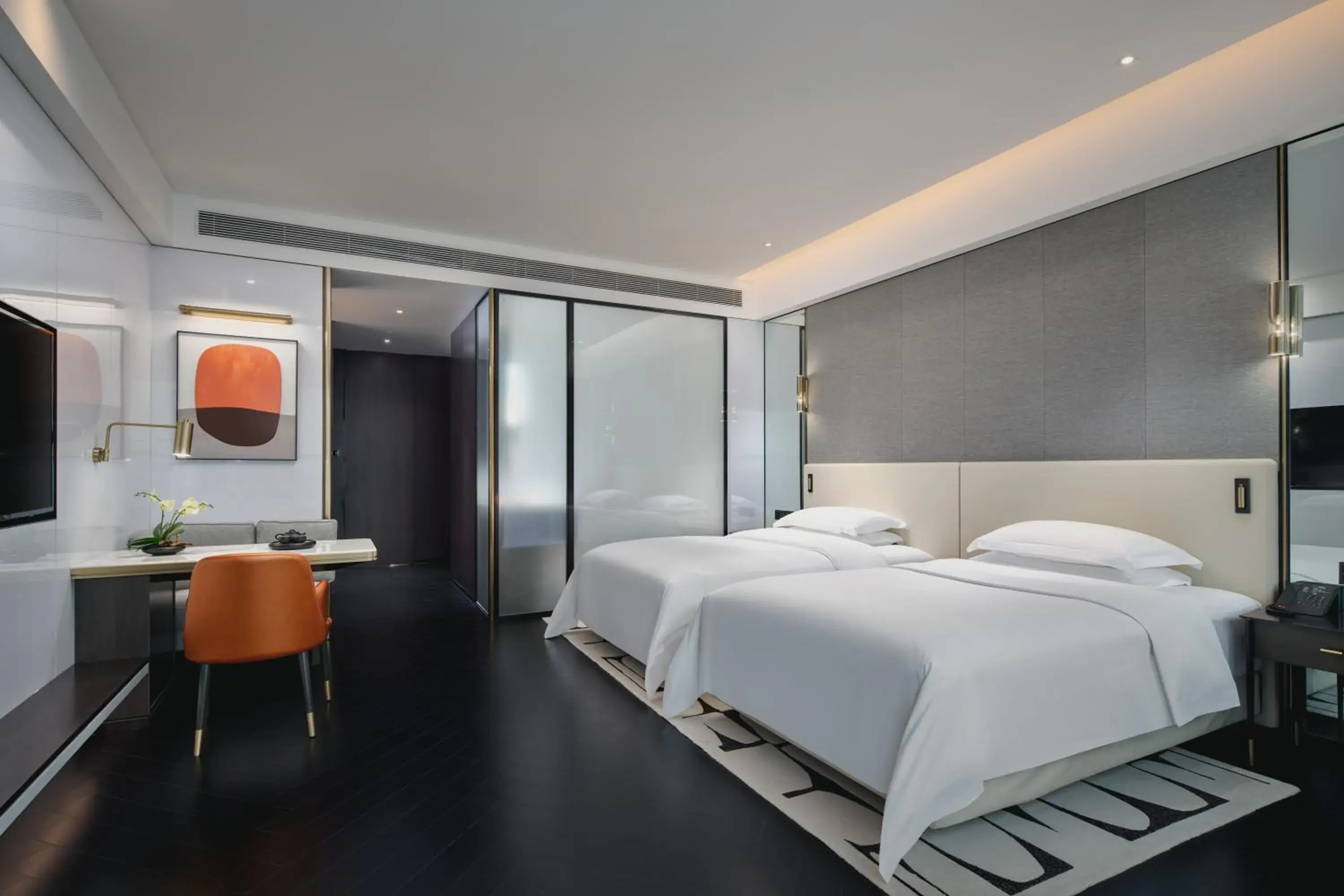 Twin Room in The Langbo Chengdu, in The Unbound Collection by Hyatt Twin Room in The Langbo Chengdu, in The Unbound Collection by Hyatt