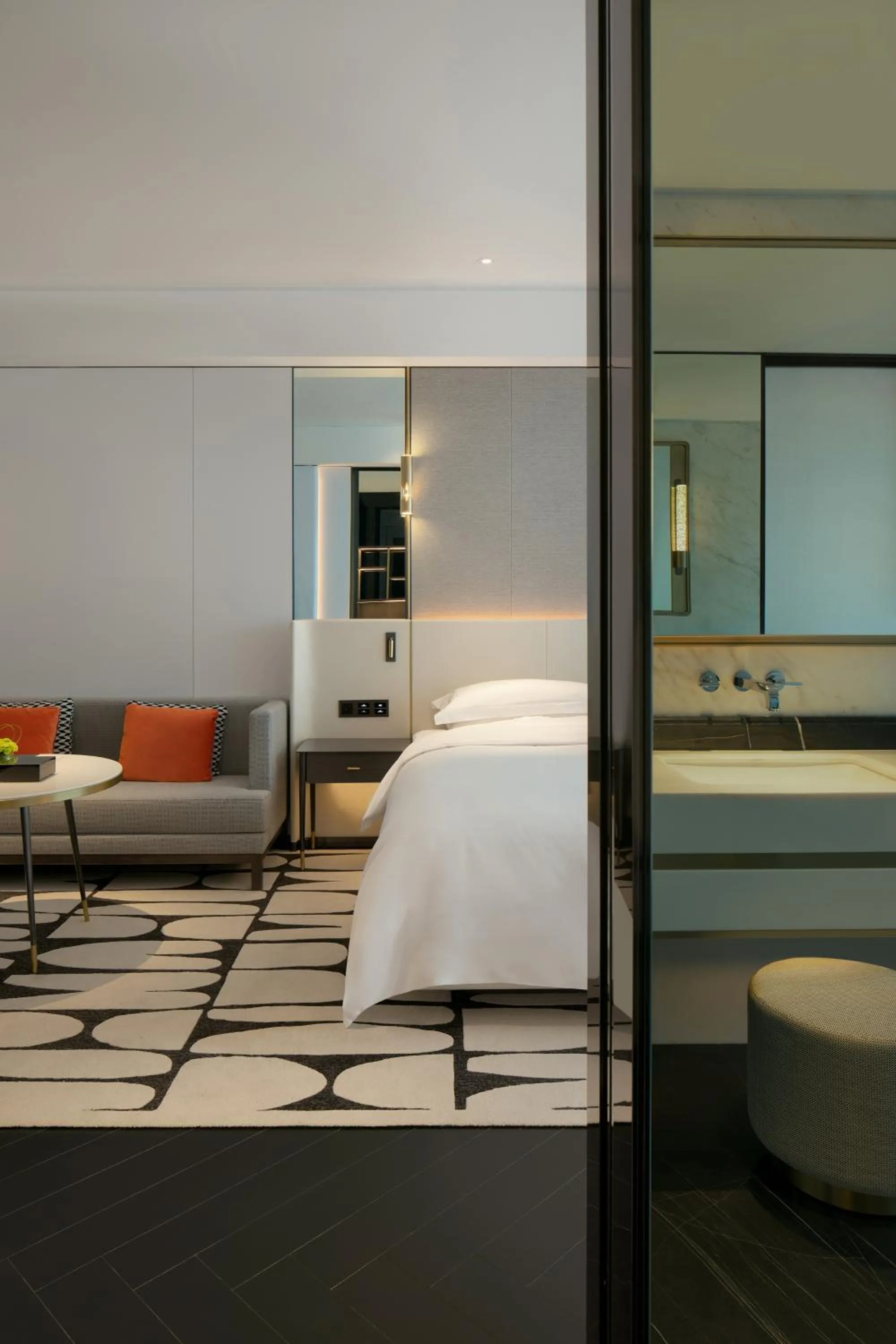 Bed in The Langbo Chengdu, in The Unbound Collection by Hyatt