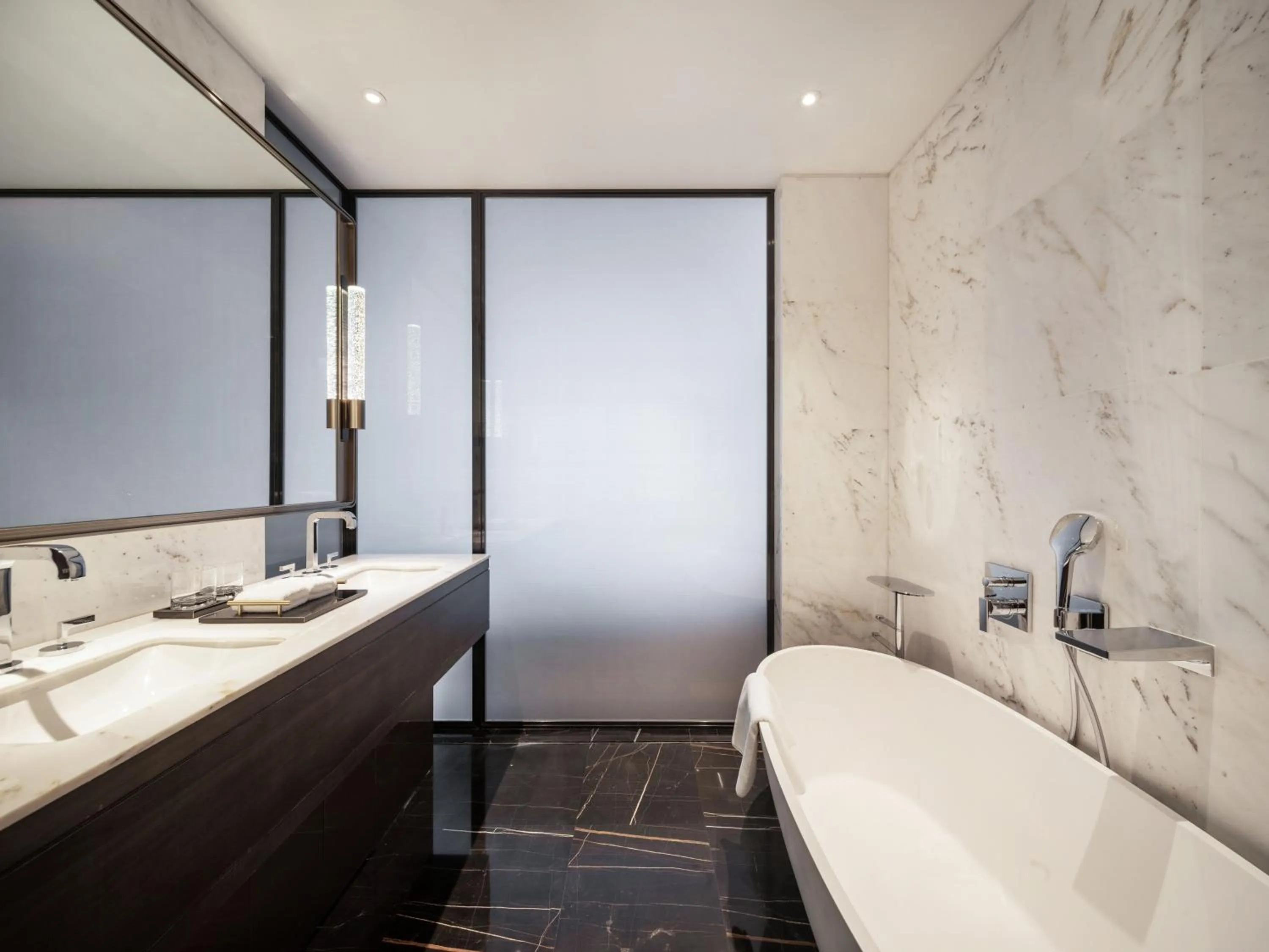 Bathroom in The Langbo Chengdu, in The Unbound Collection by Hyatt