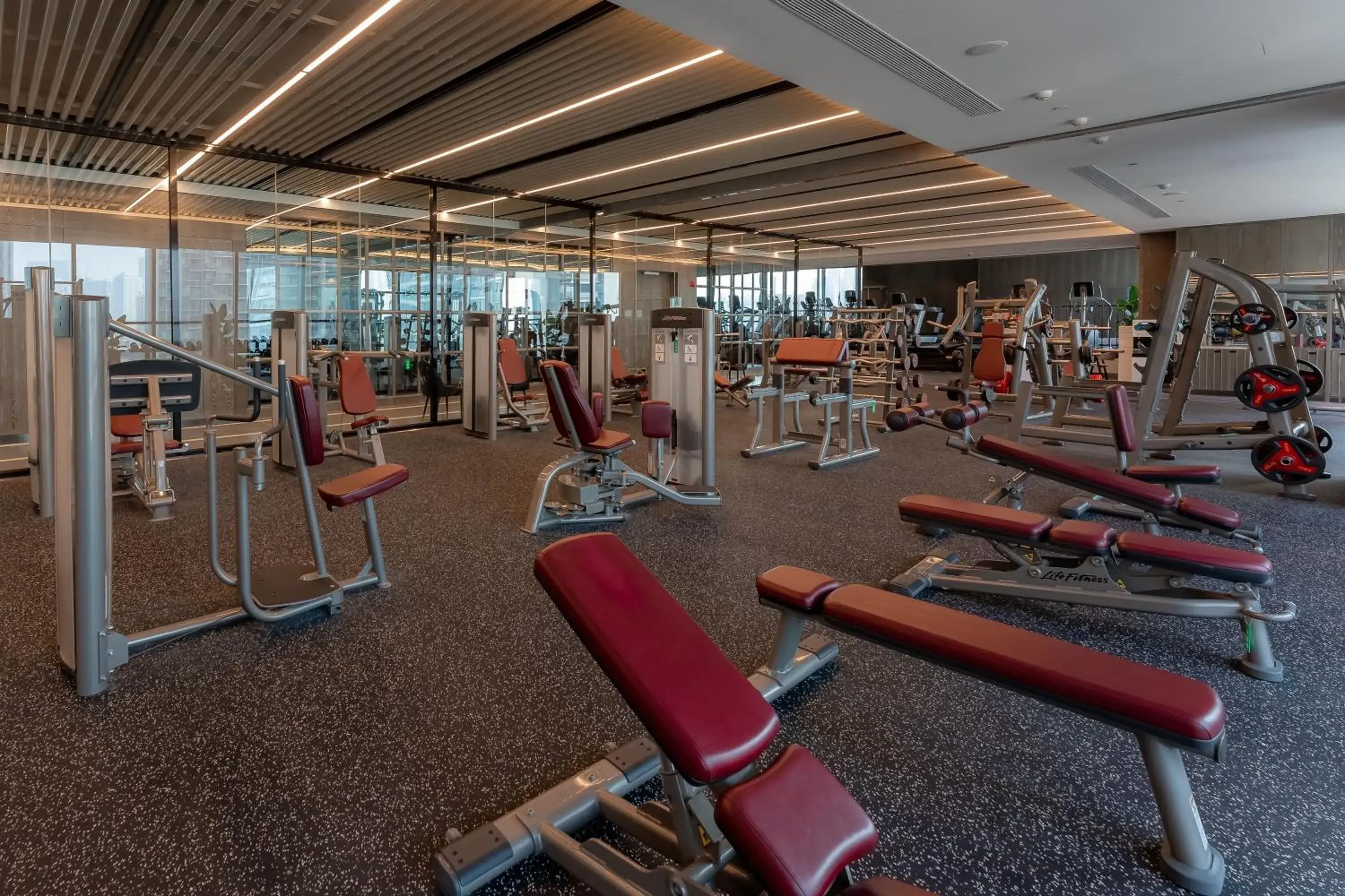 Fitness centre/facilities in The Langbo Chengdu, in The Unbound Collection by Hyatt Fitness centre/facilities in The Langbo Chengdu, in The Unbound Collection by Hyatt