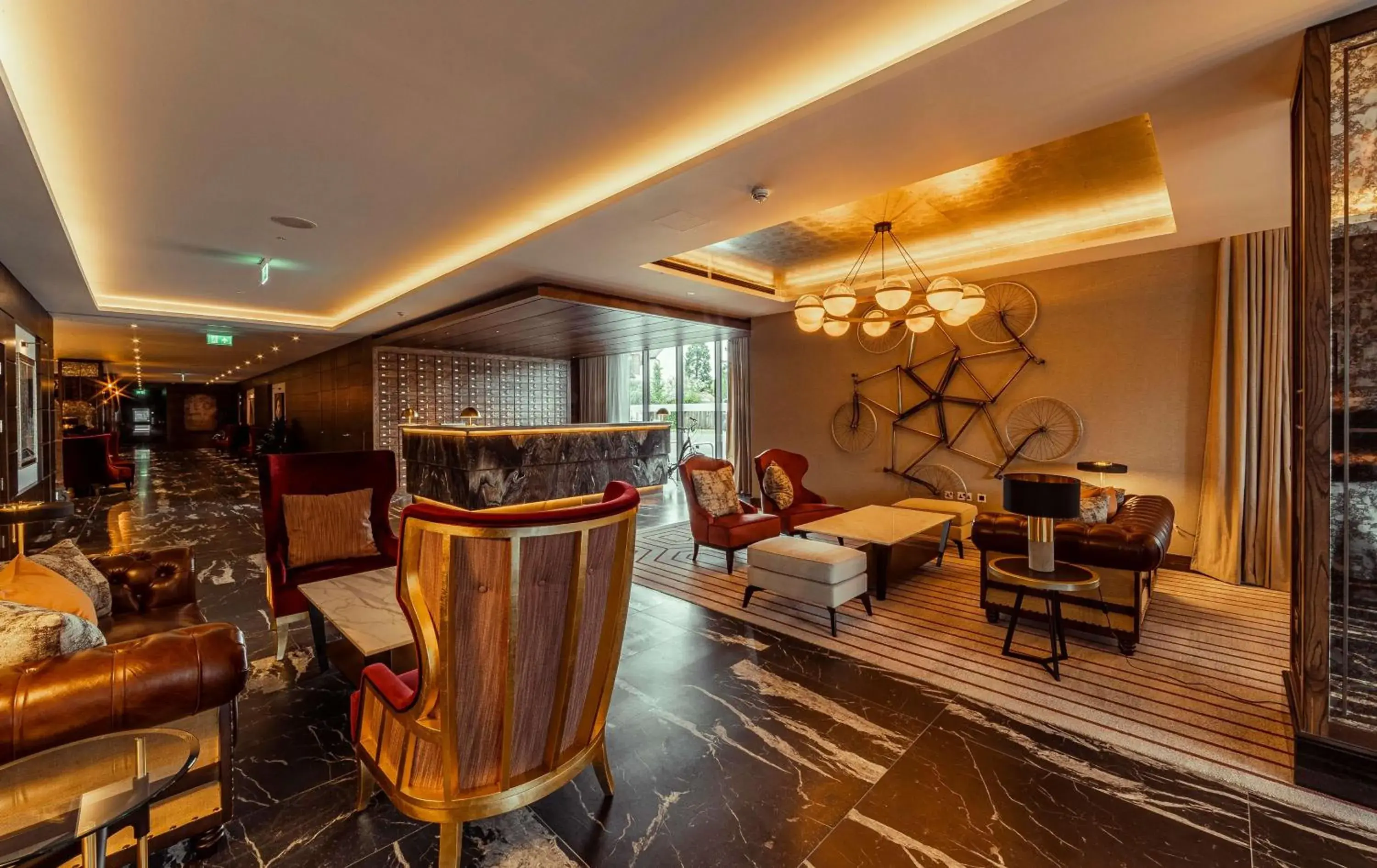 Lobby or reception in The Fellows House Cambridge, Curio Collection By Hilton Lobby or reception in The Fellows House Cambridge, Curio Collection By Hilton