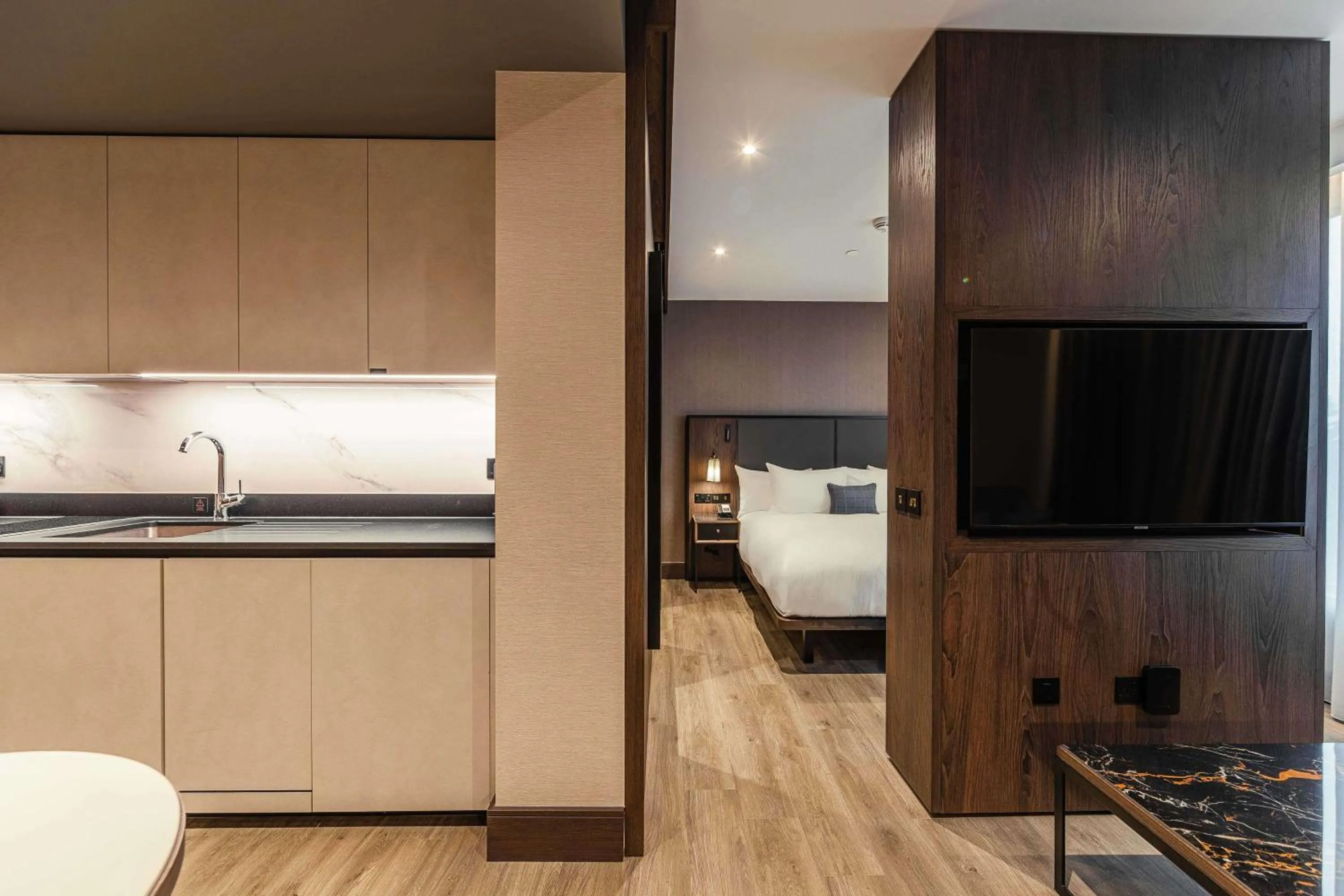 Bedroom in The Fellows House Cambridge, Curio Collection By Hilton