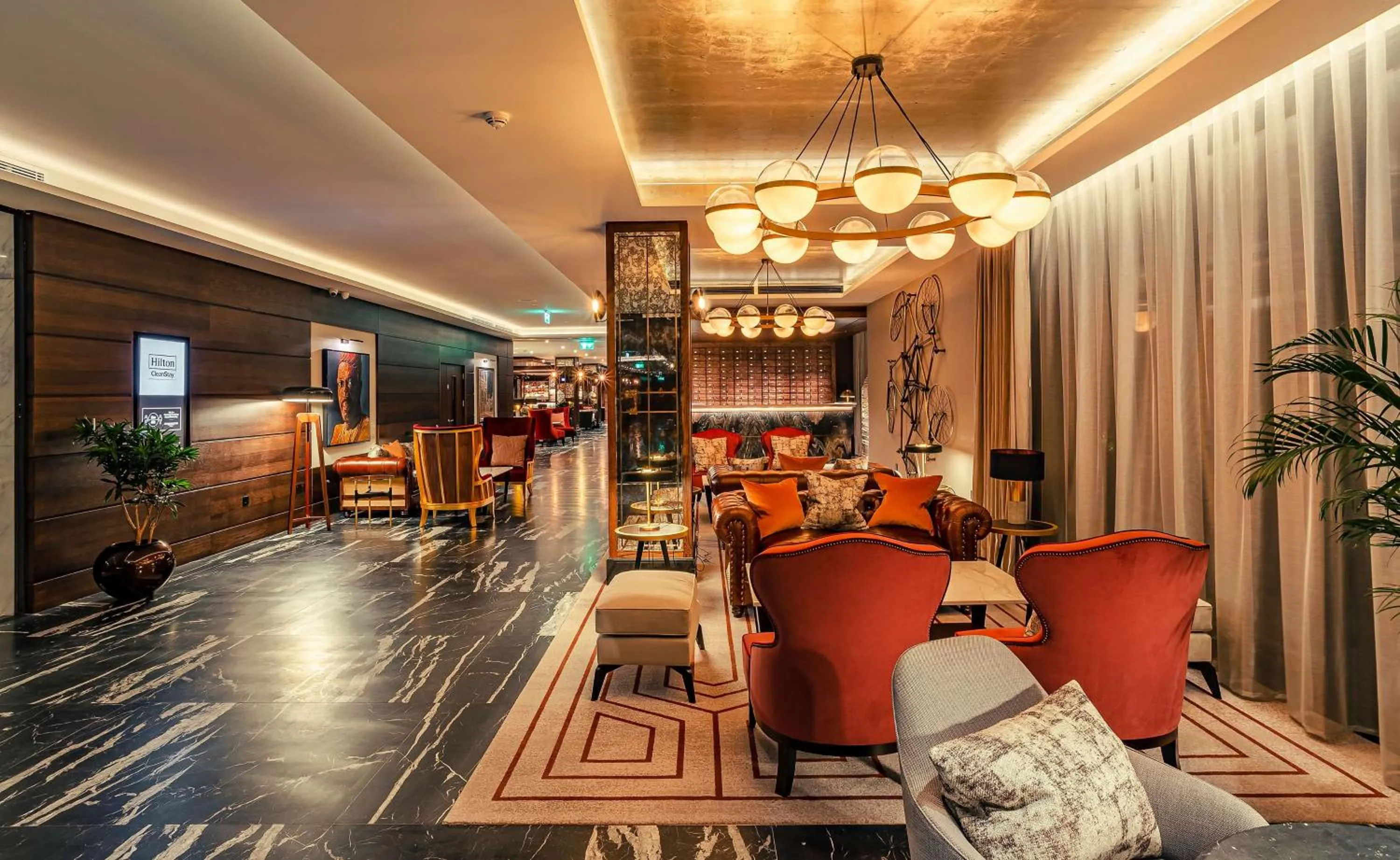 Lobby or reception in The Fellows House Cambridge, Curio Collection By Hilton