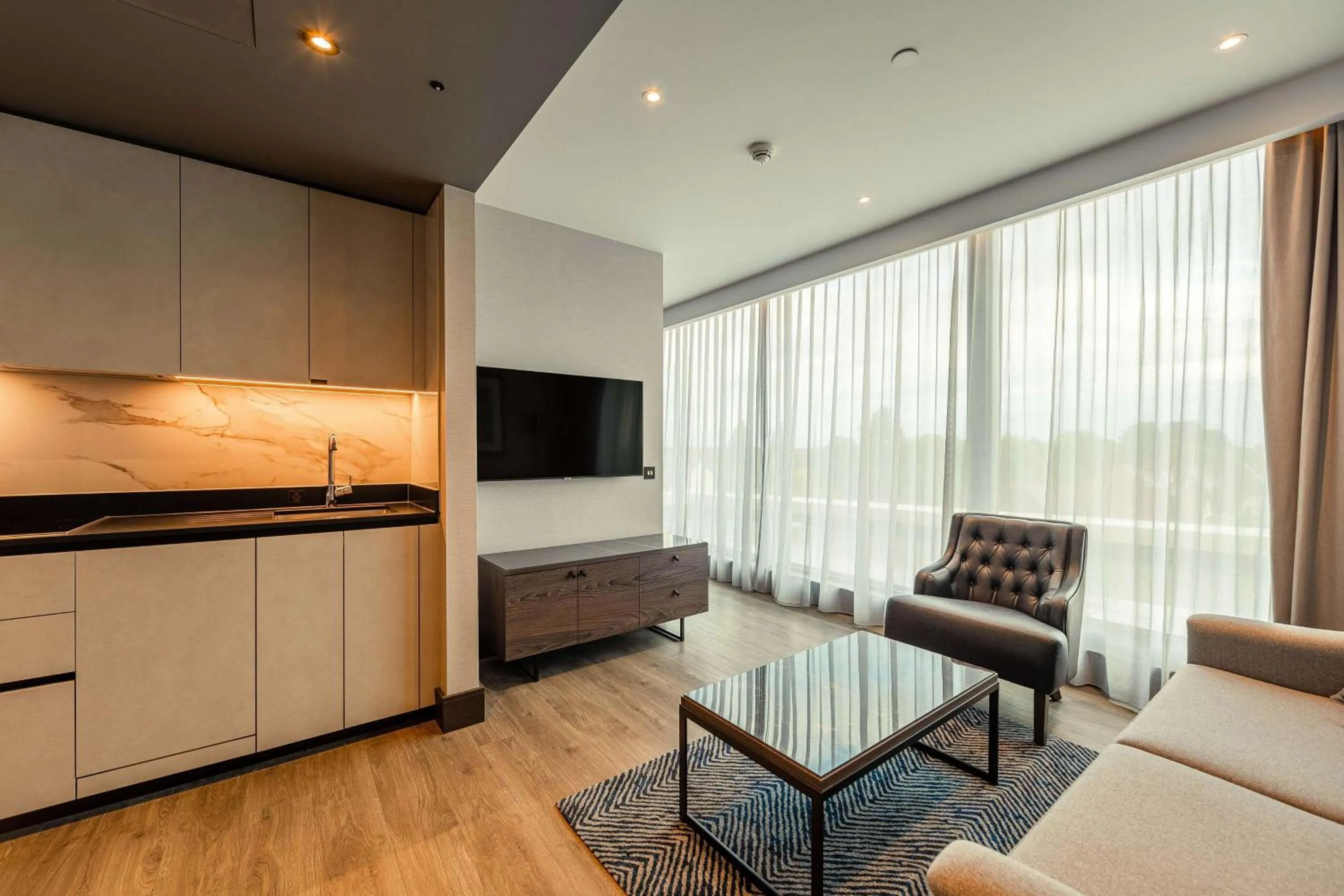 Bedroom in The Fellows House Cambridge, Curio Collection By Hilton