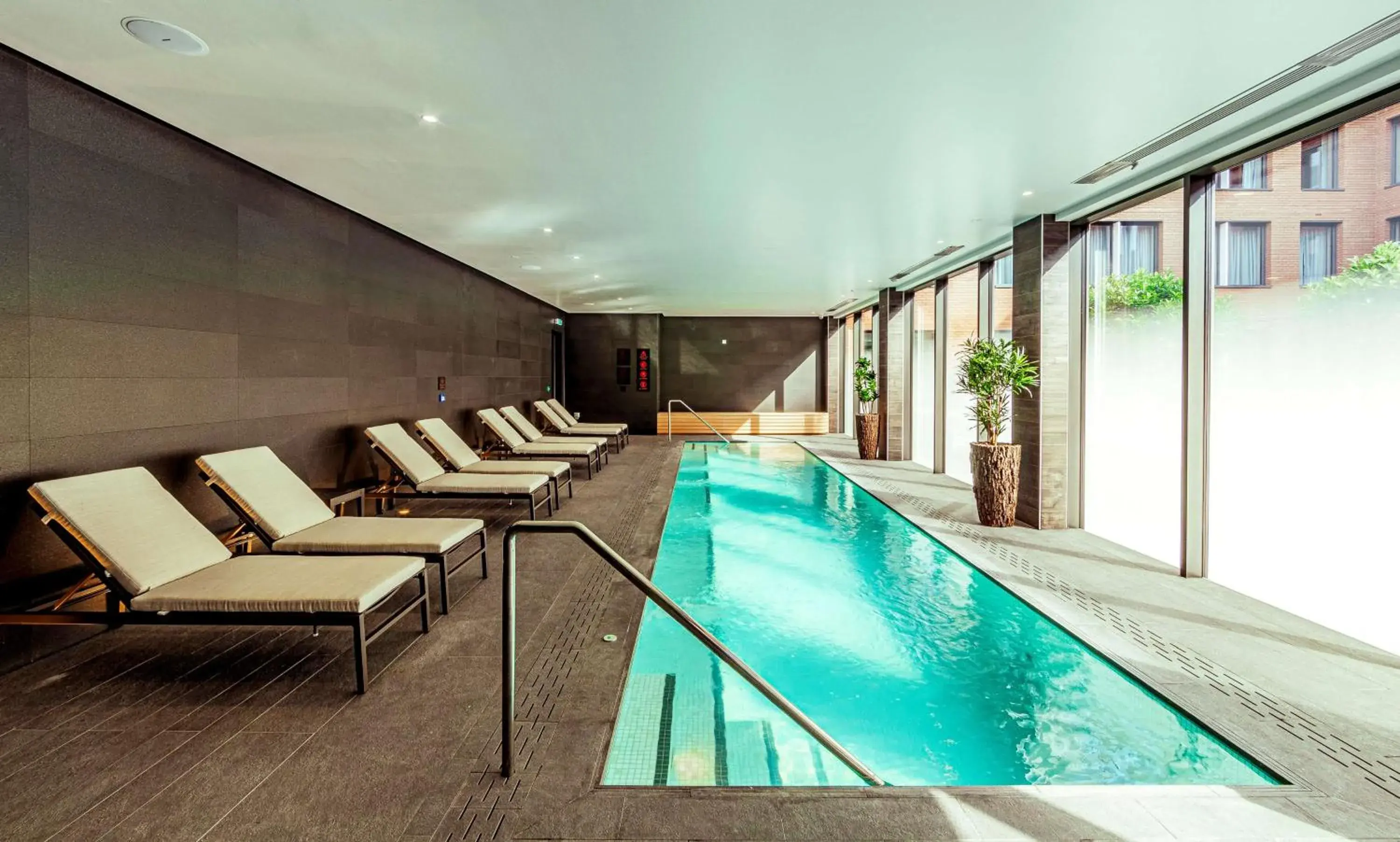 Swimming pool in The Fellows House Cambridge, Curio Collection By Hilton Swimming pool in The Fellows House Cambridge, Curio Collection By Hilton