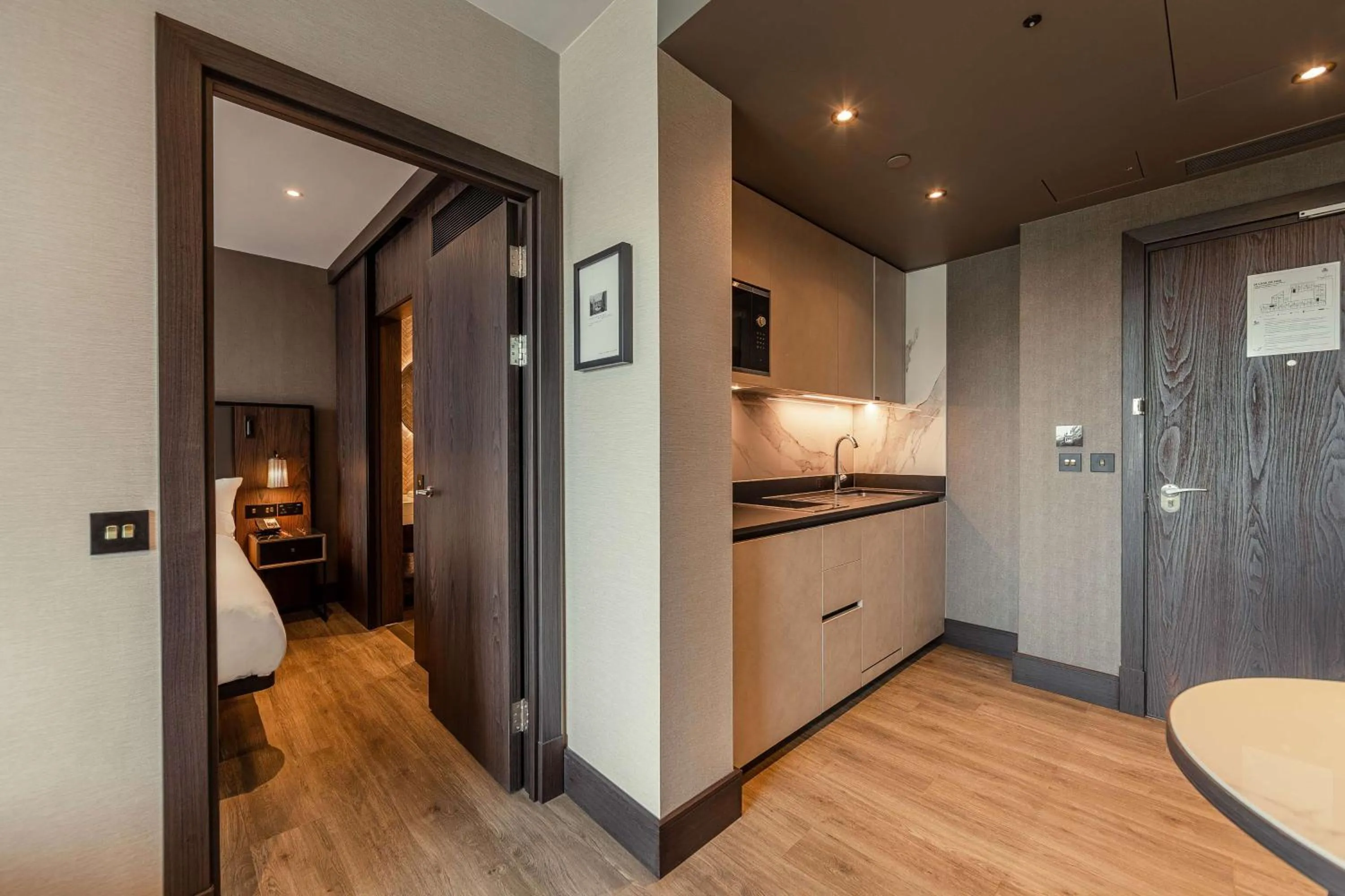 Kitchen or kitchenette in The Fellows House Cambridge, Curio Collection By Hilton