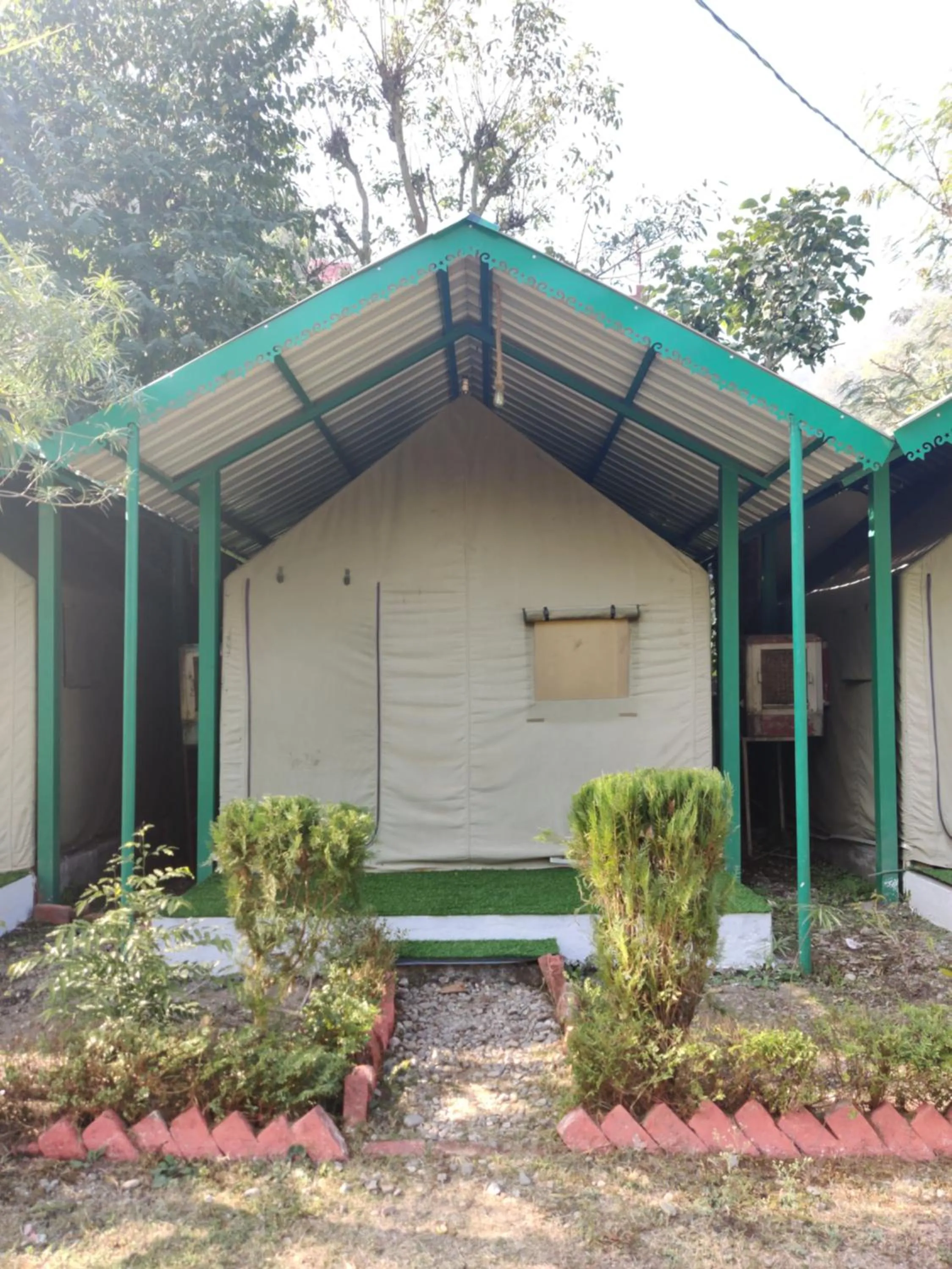 Facade/entrance in H7Stay Luxury Cottages And Camps, Rishikesh
