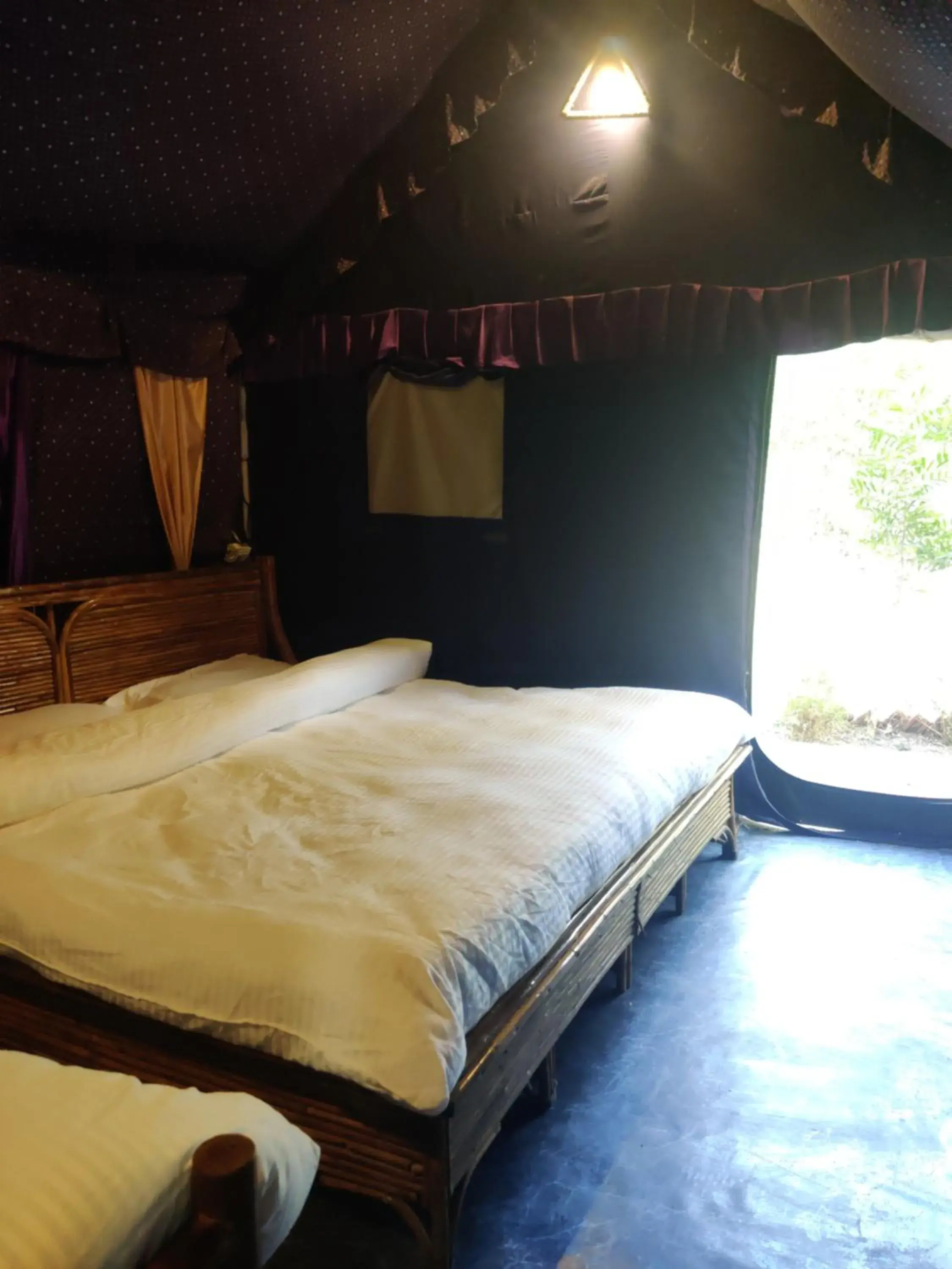 Bed in H7Stay Luxury Cottages And Camps, Rishikesh Bed in H7Stay Luxury Cottages And Camps, Rishikesh