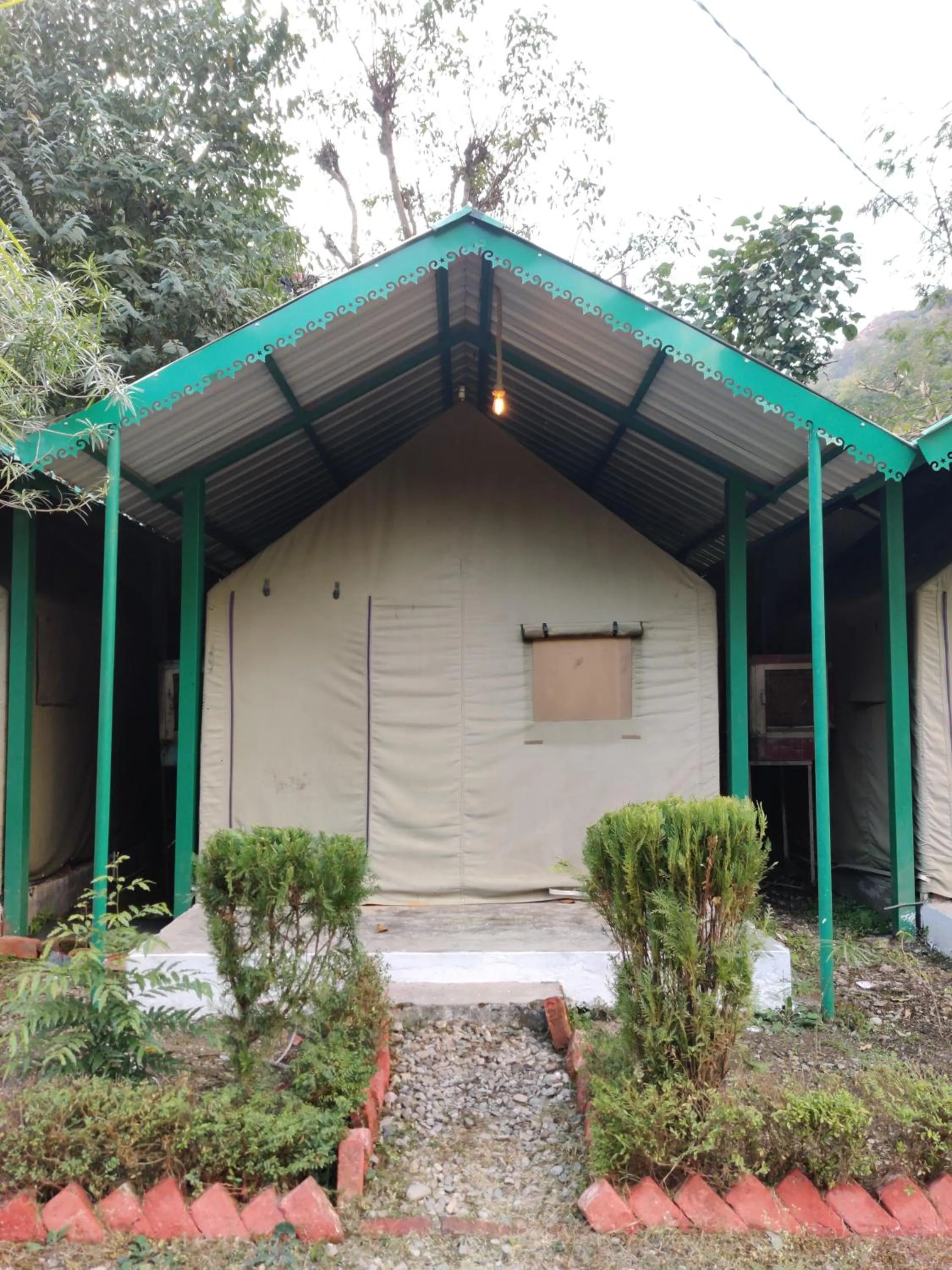 Facade/entrance in H7Stay Luxury Cottages And Camps, Rishikesh