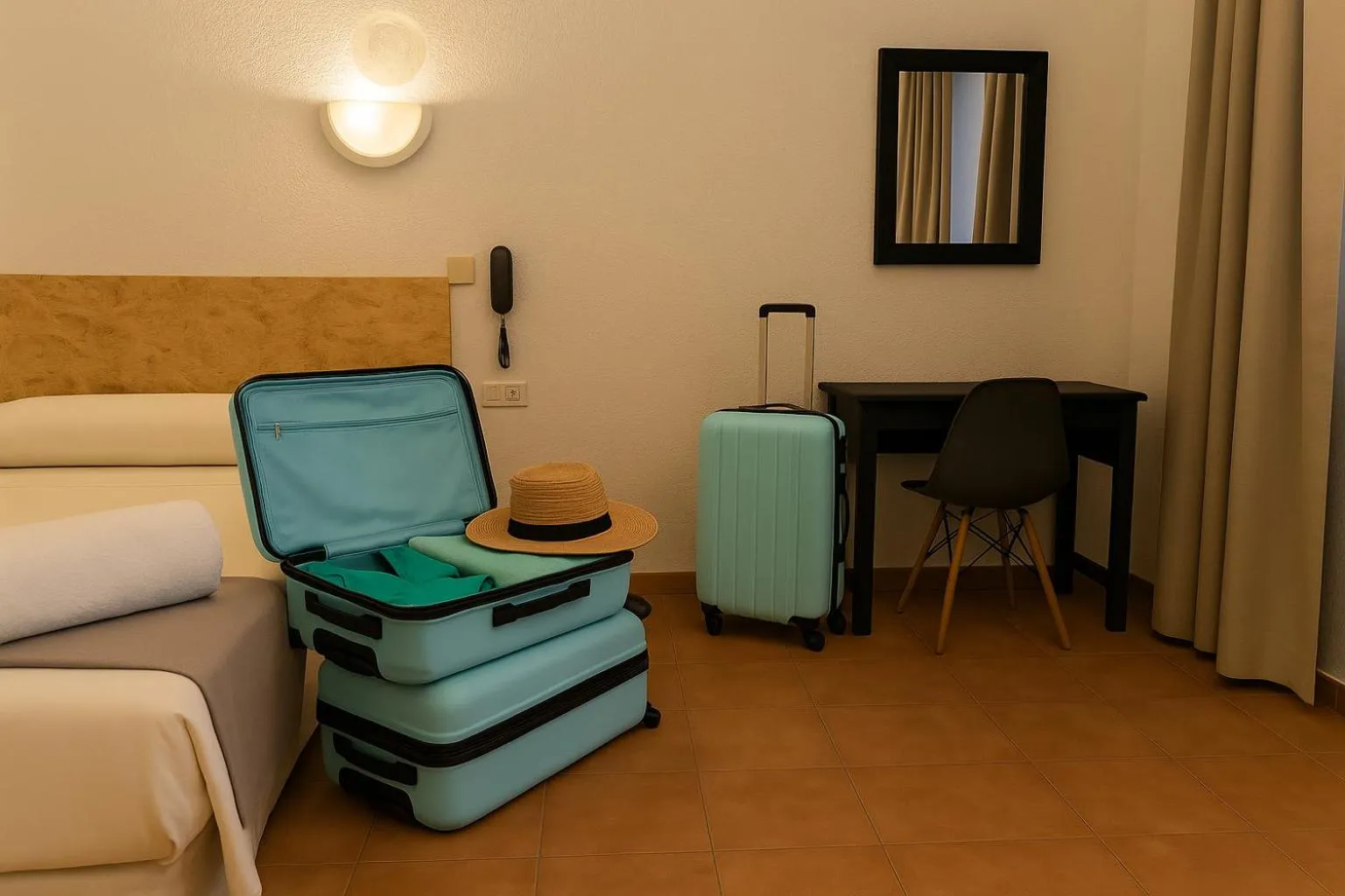 Bed in Hotel San Vicente - Centro Playa