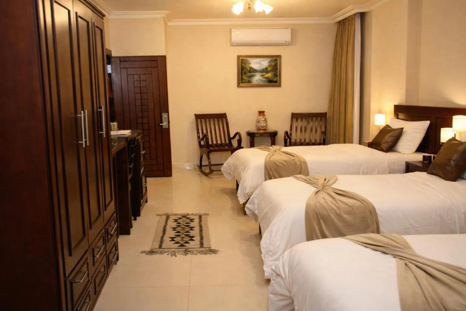 Bed in Saint John Hotel