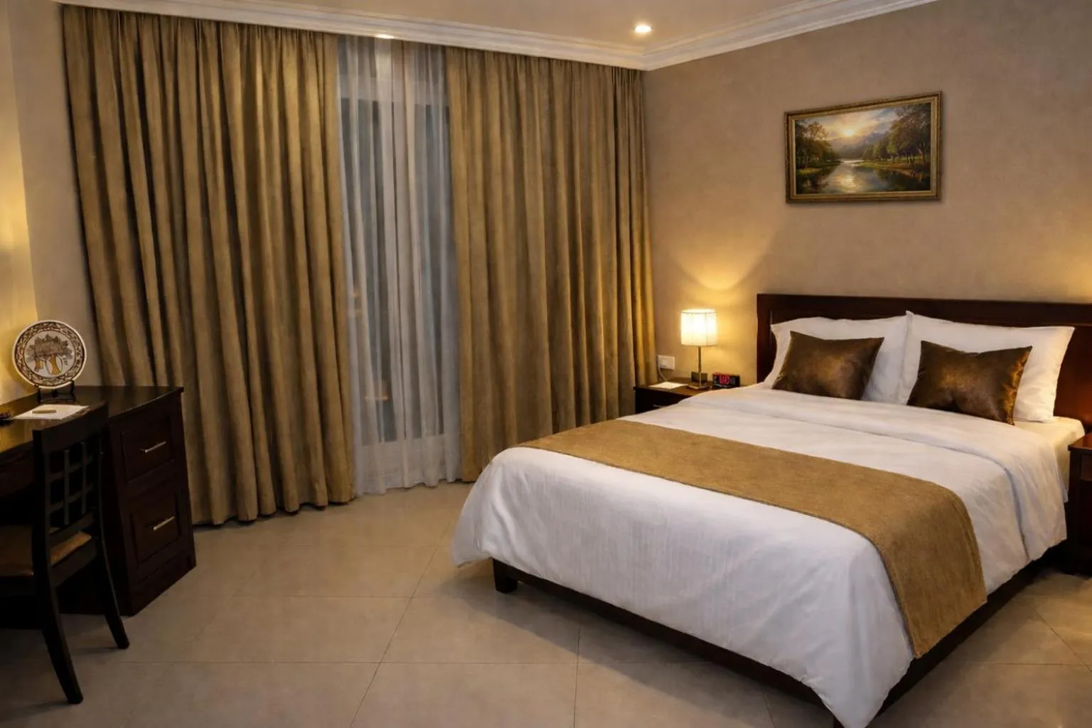 Bed in Saint John Hotel