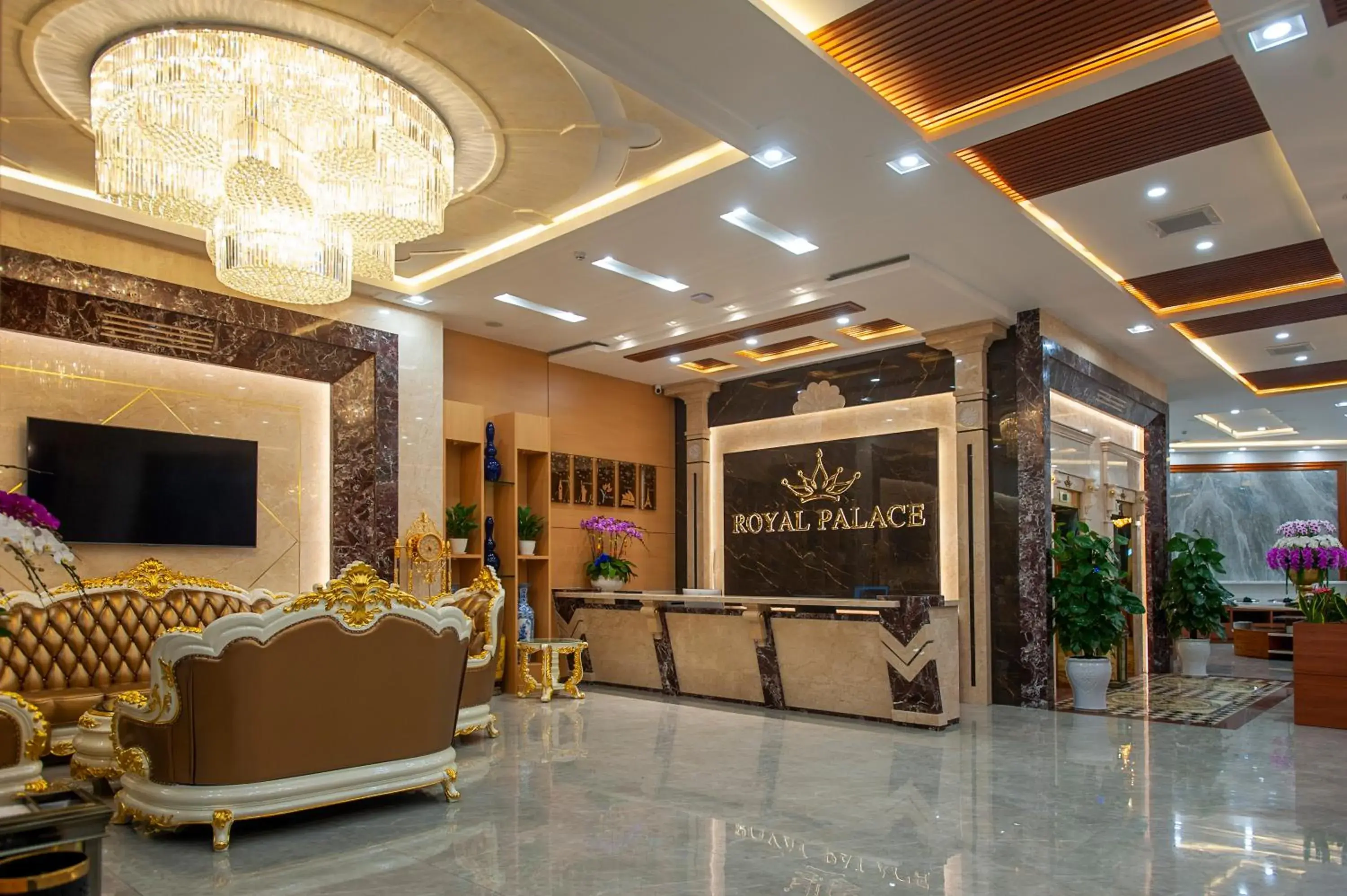 Lobby or reception in Royal Palace Lobby or reception in Royal Palace
