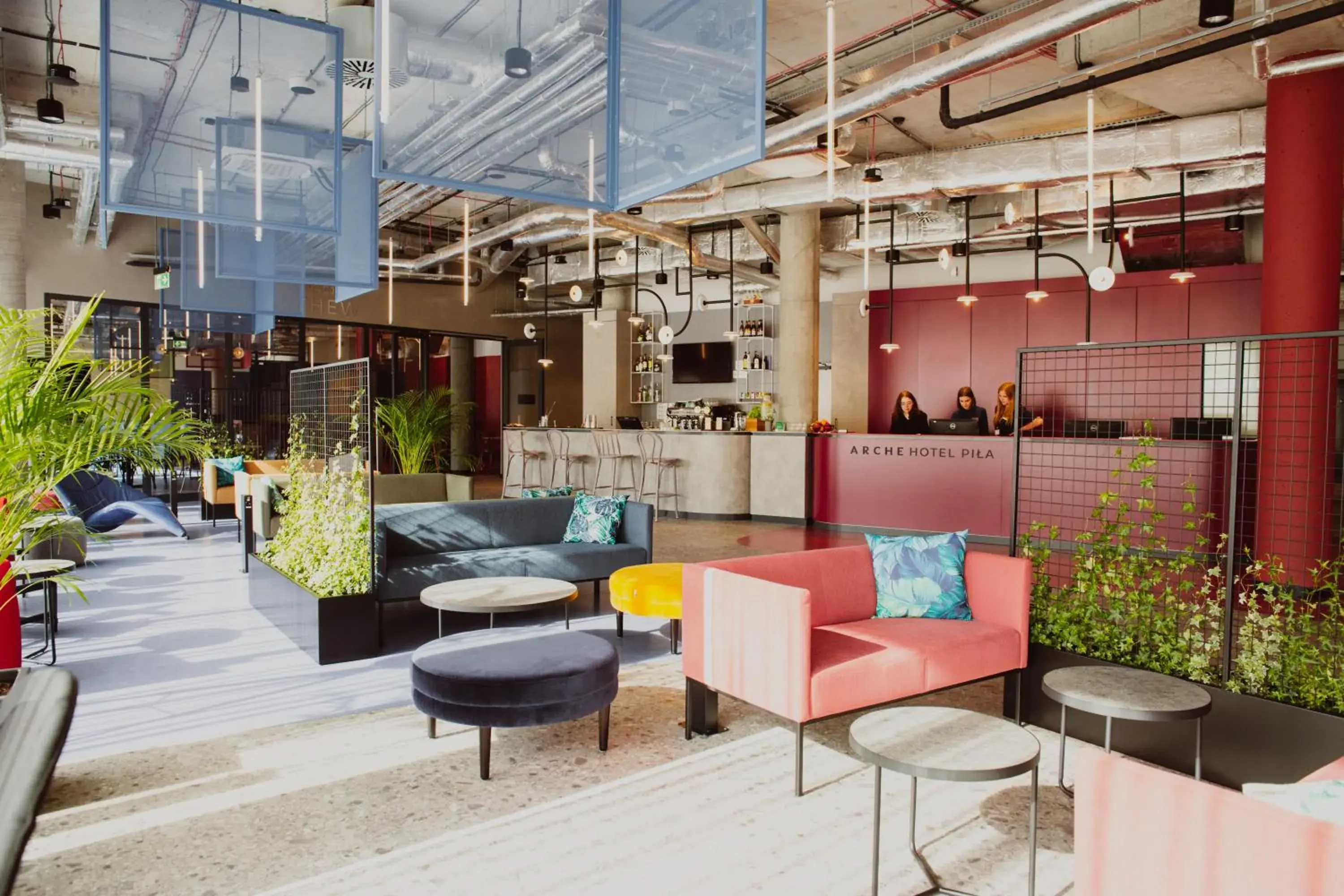 Lobby or reception in Arche Hotel Piła Lobby or reception in Arche Hotel Piła