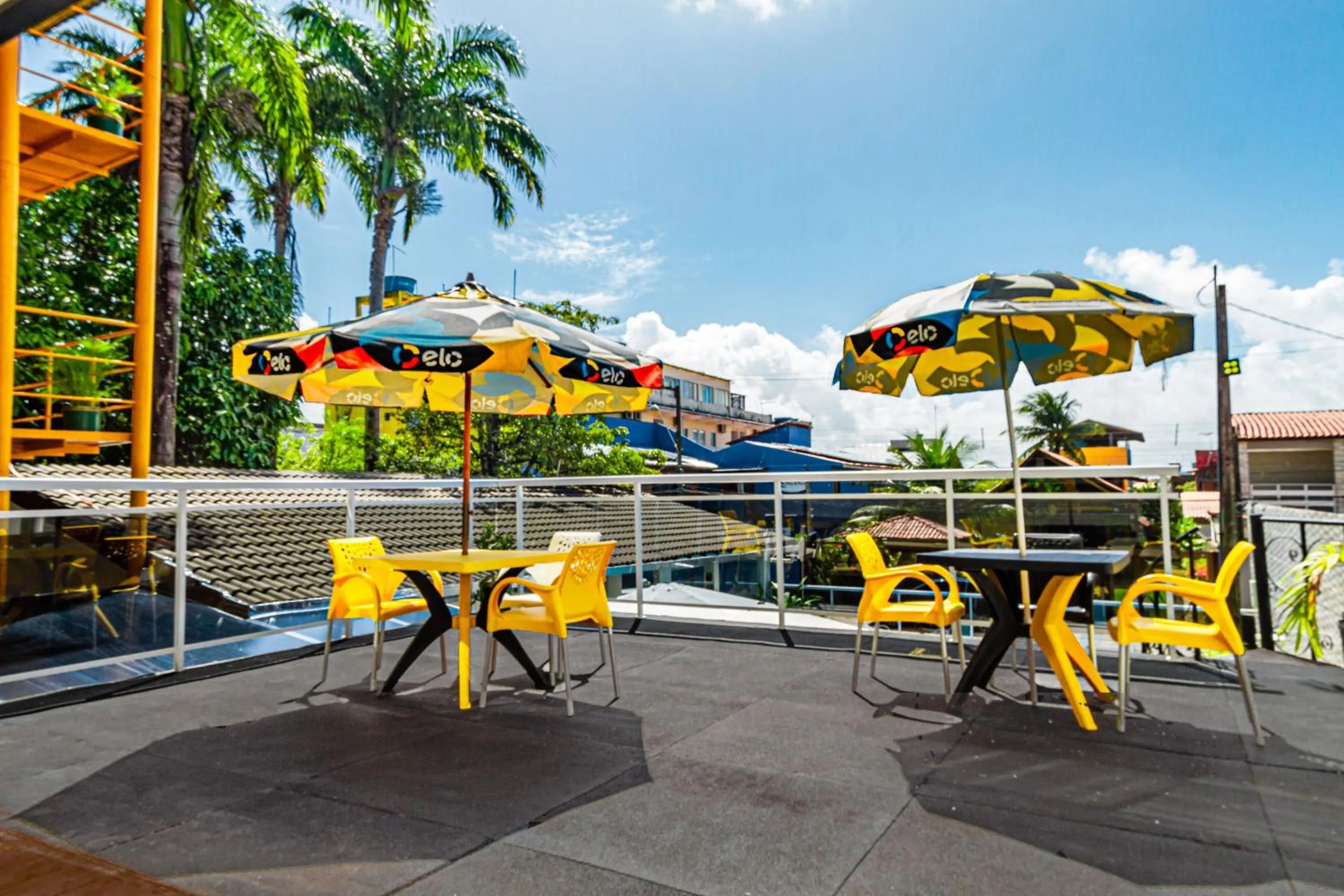 Patio in Pousada Maanaim Porto