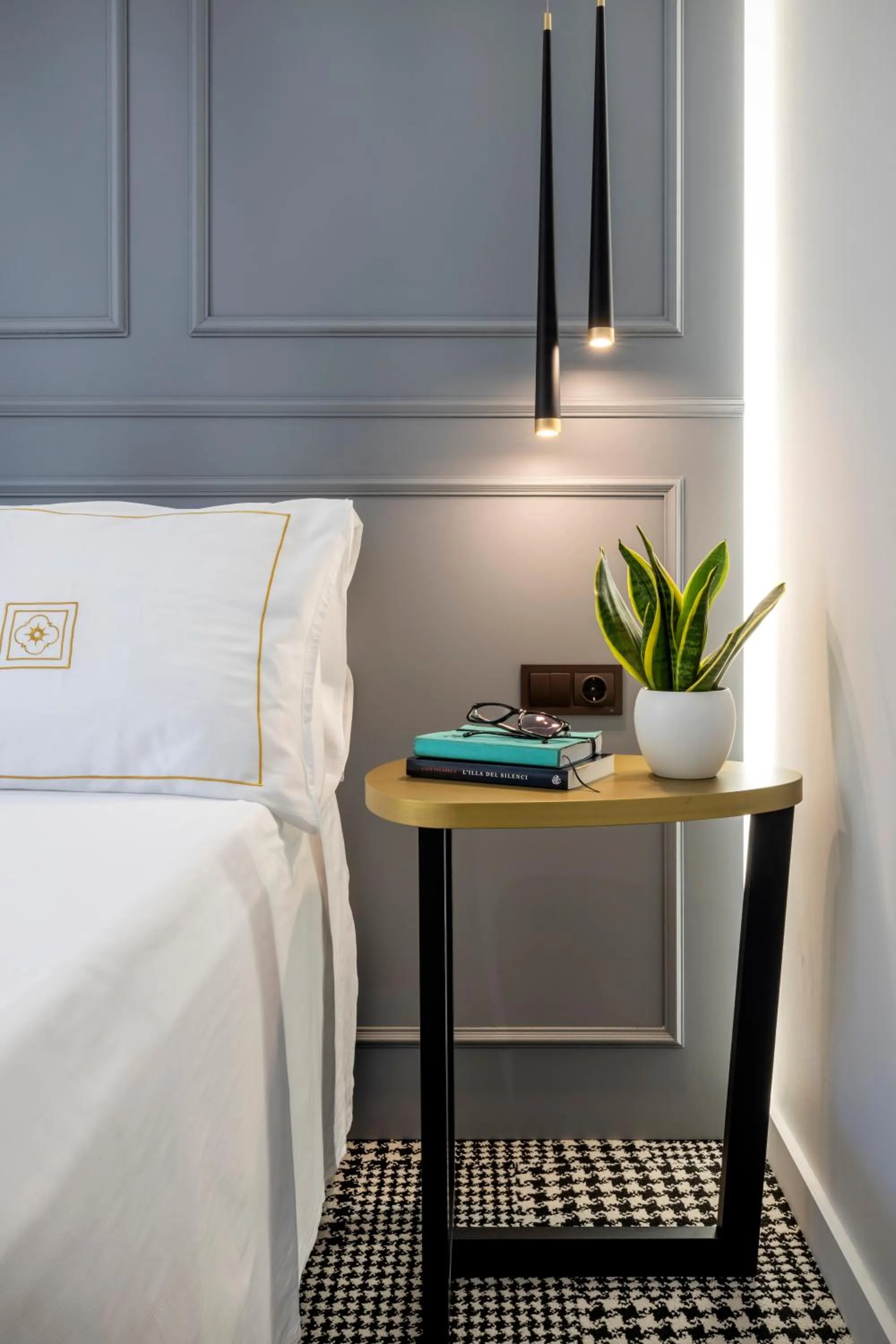 Bed in Cal Roure Boutique Hotel