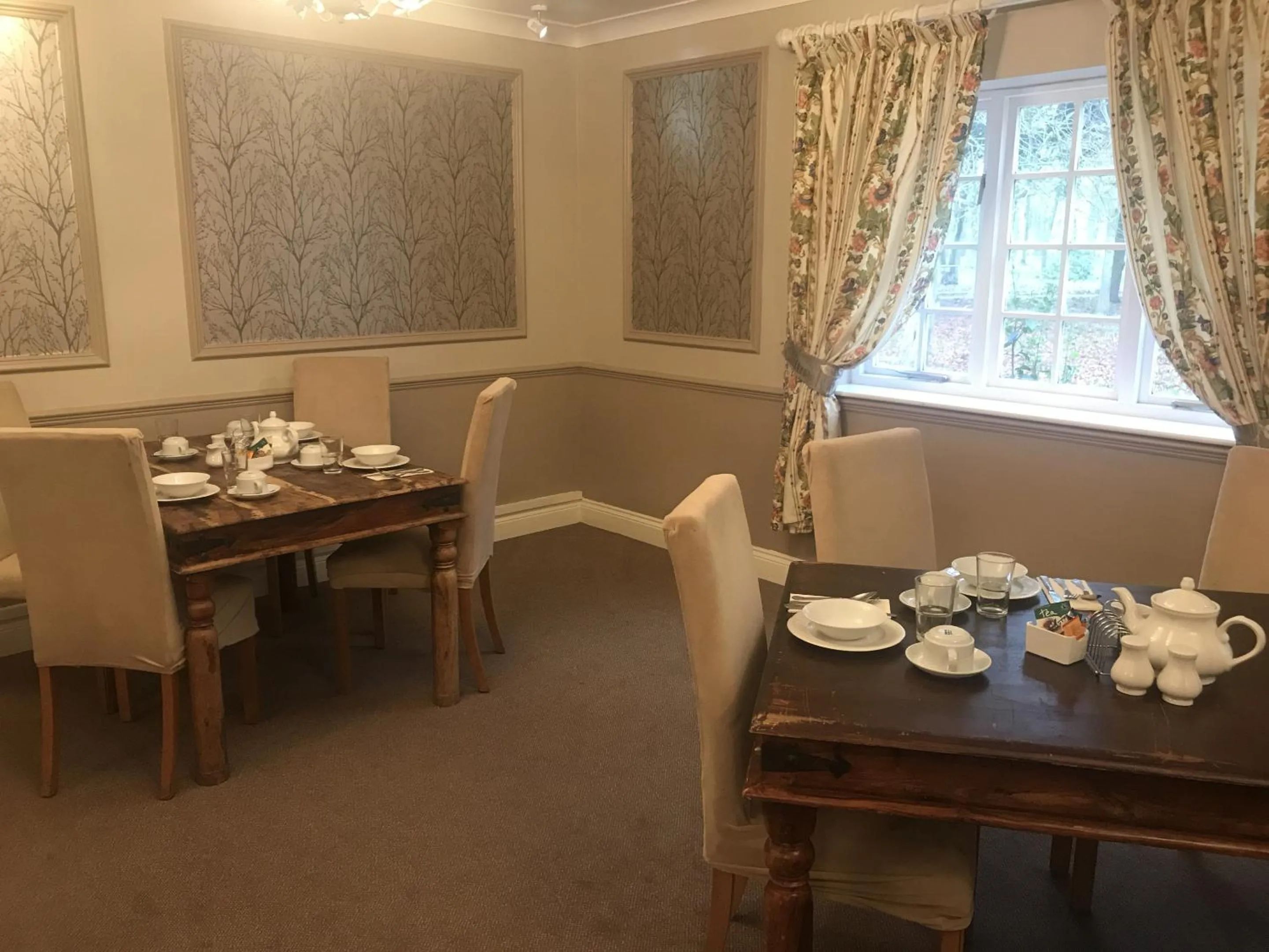 Dining area in The White Pheasant