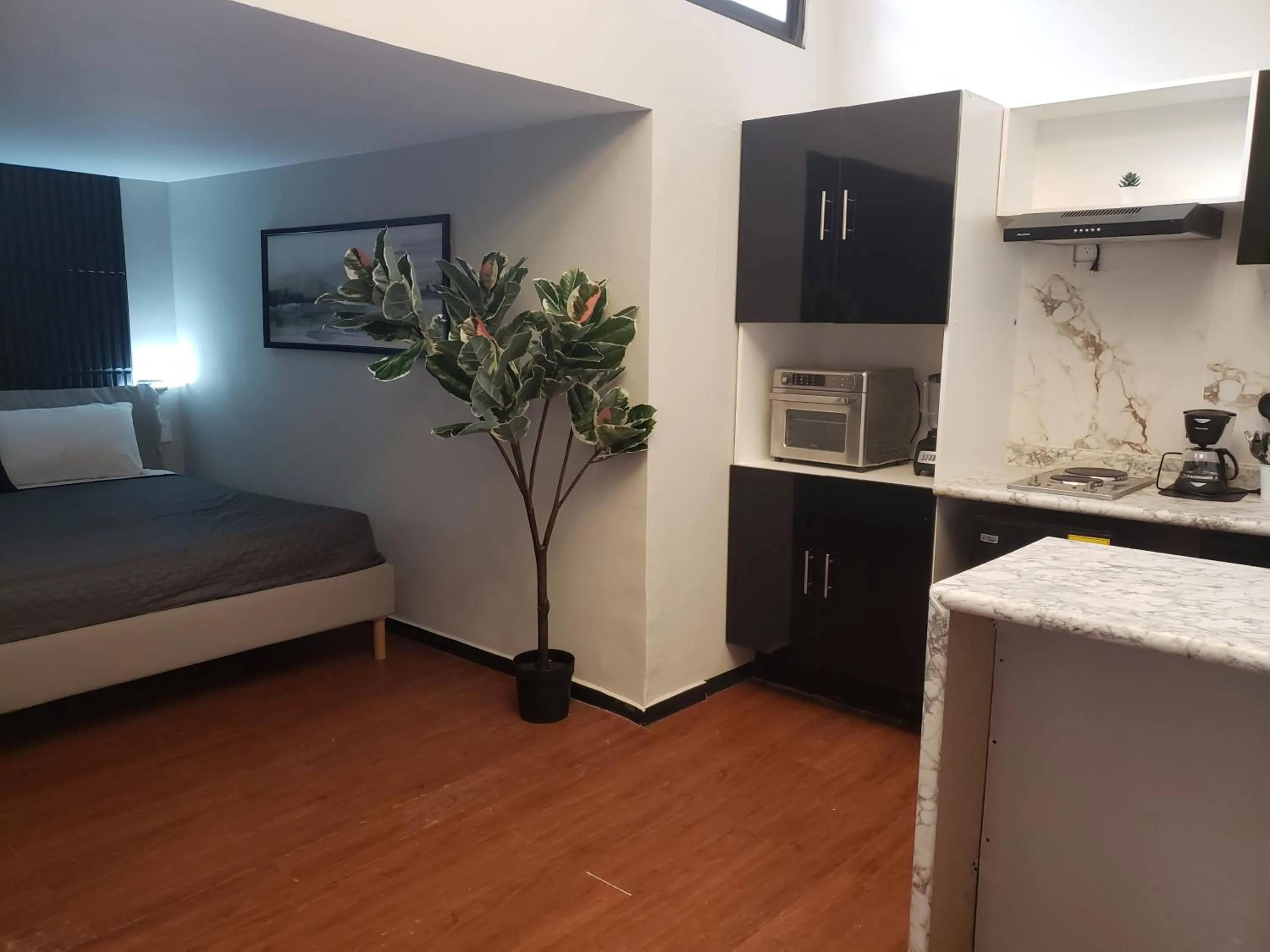 Kitchen or kitchenette, Bed in Singular Goldsmith