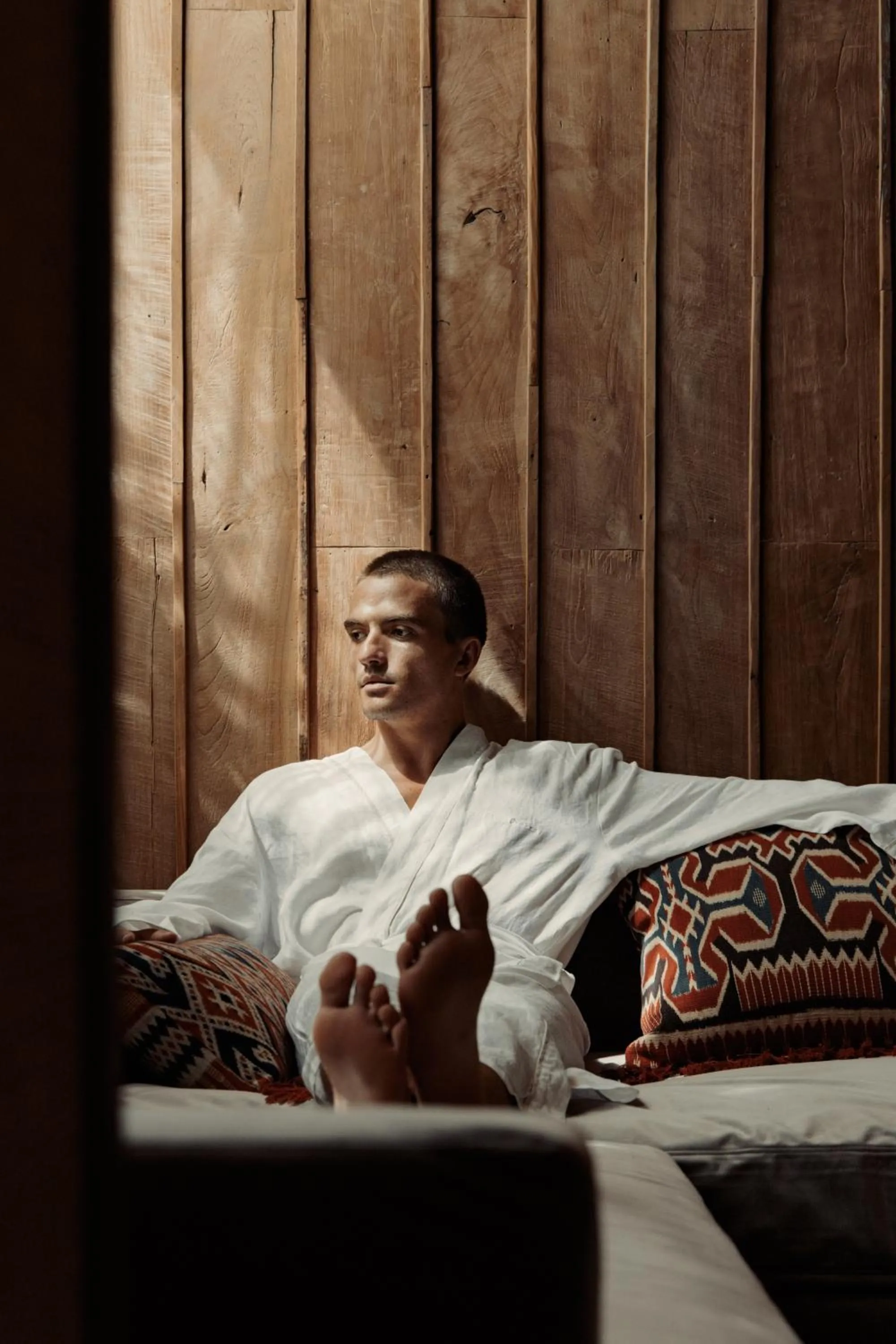 People, Bed in The Asa Maia - Bespoke Wellness Resort