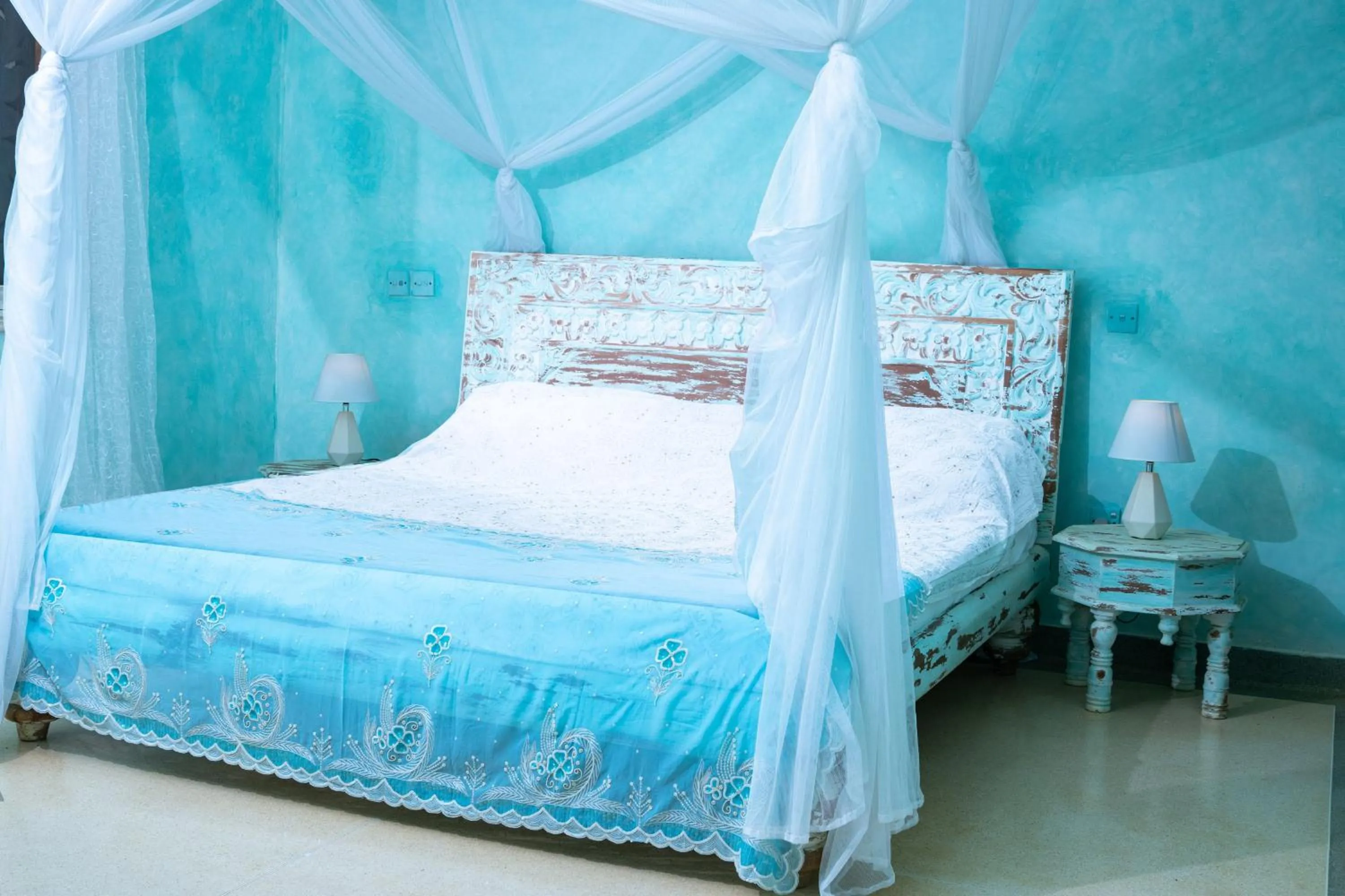 Bedroom in Ndoto Boutique Hotel