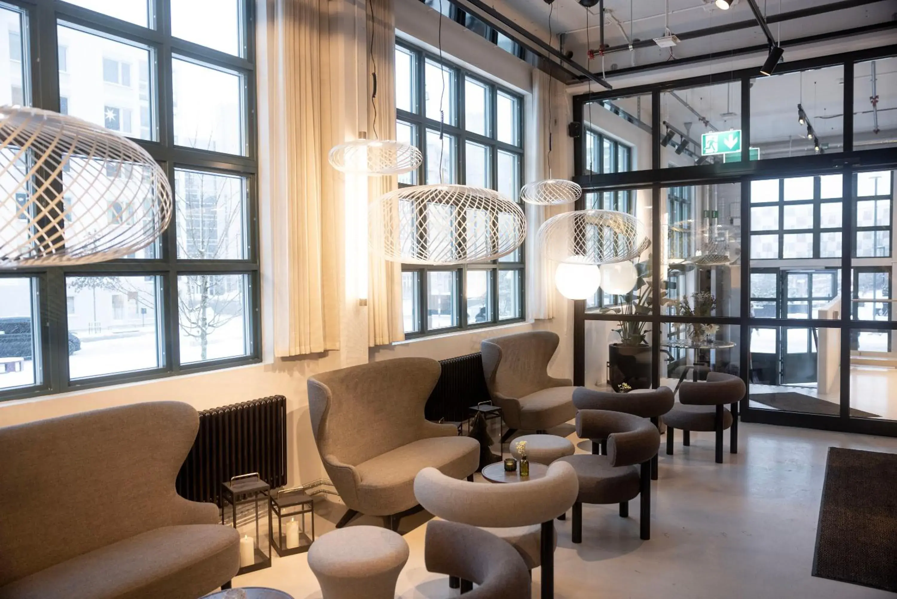 Lobby or reception in Unity Hammarby Sjöstad - A Studio Hotel Lobby or reception in Unity Hammarby Sjöstad - A Studio Hotel