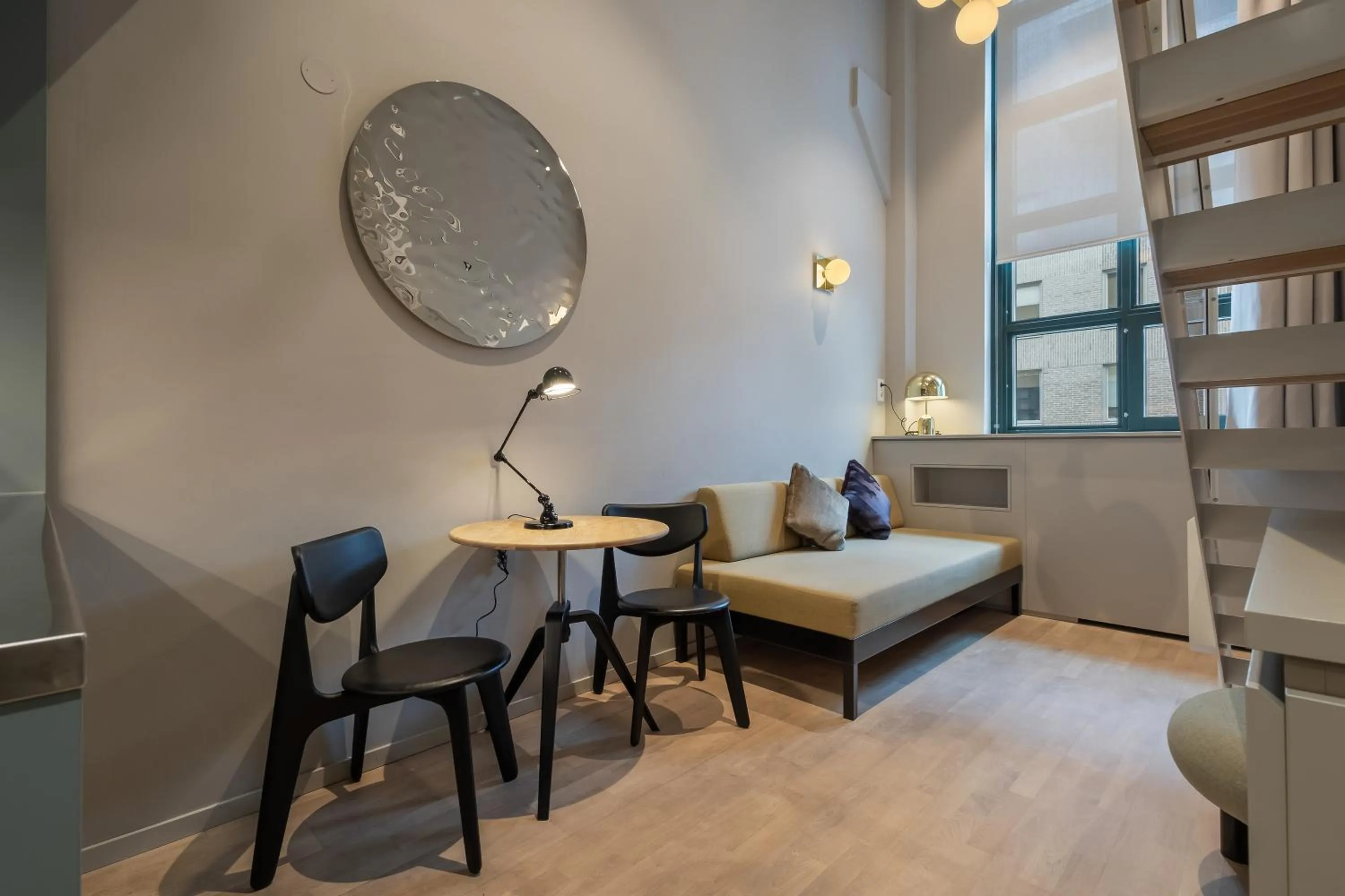 Seating area in Unity Hammarby Sjöstad - A Studio Hotel