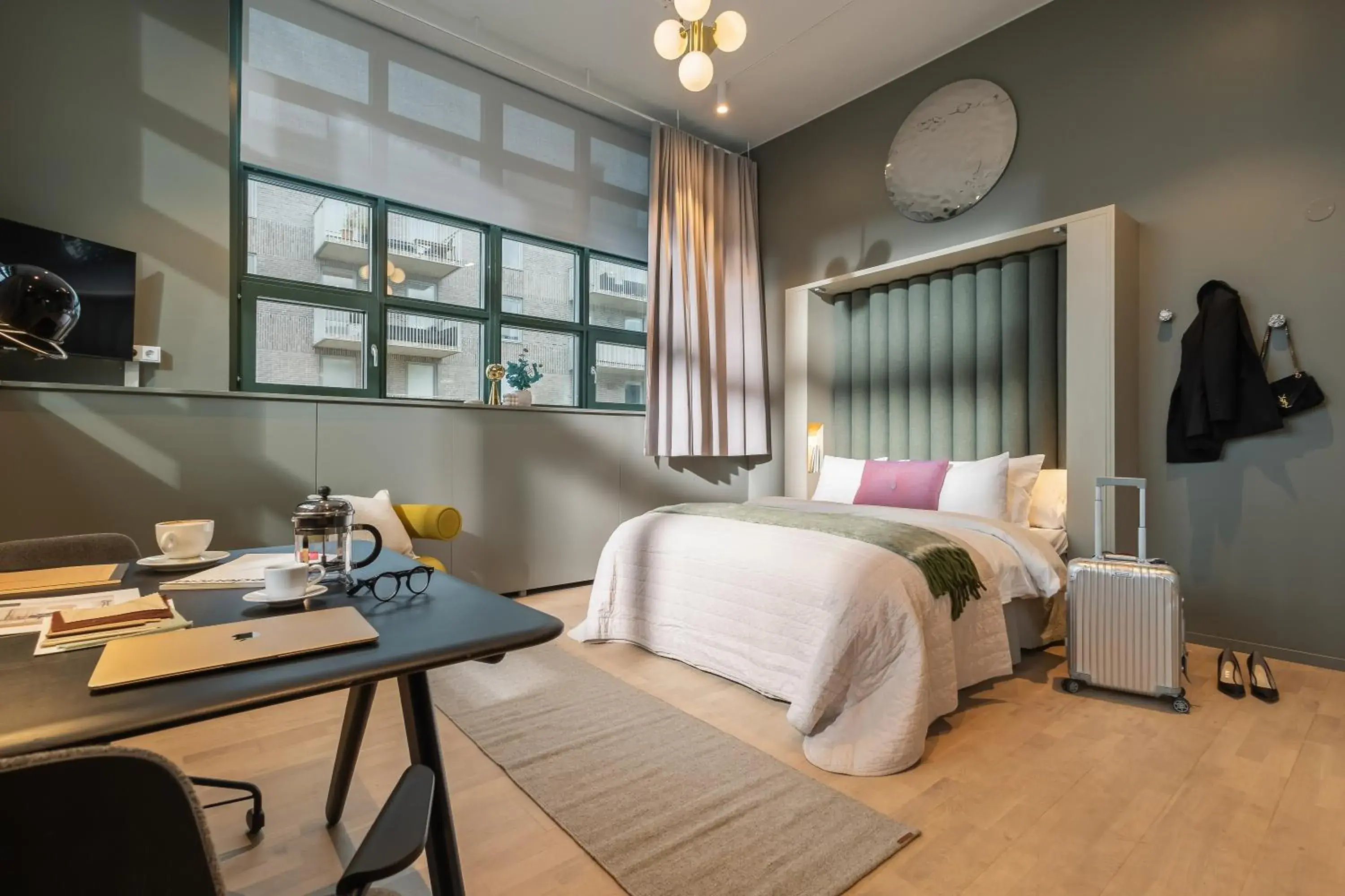 Bed in Unity Hammarby Sjöstad - A Studio Hotel Bed in Unity Hammarby Sjöstad - A Studio Hotel