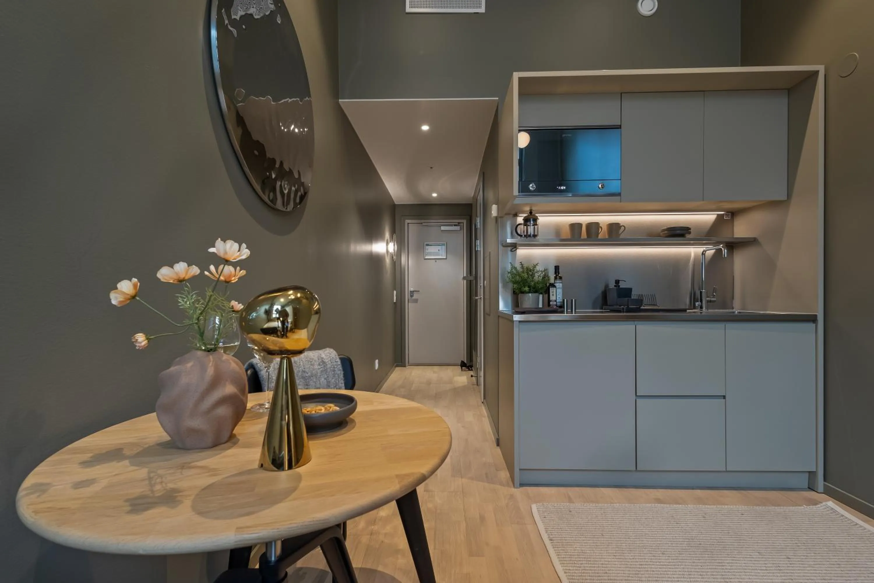 kitchen in Unity Hammarby Sjöstad - A Studio Hotel