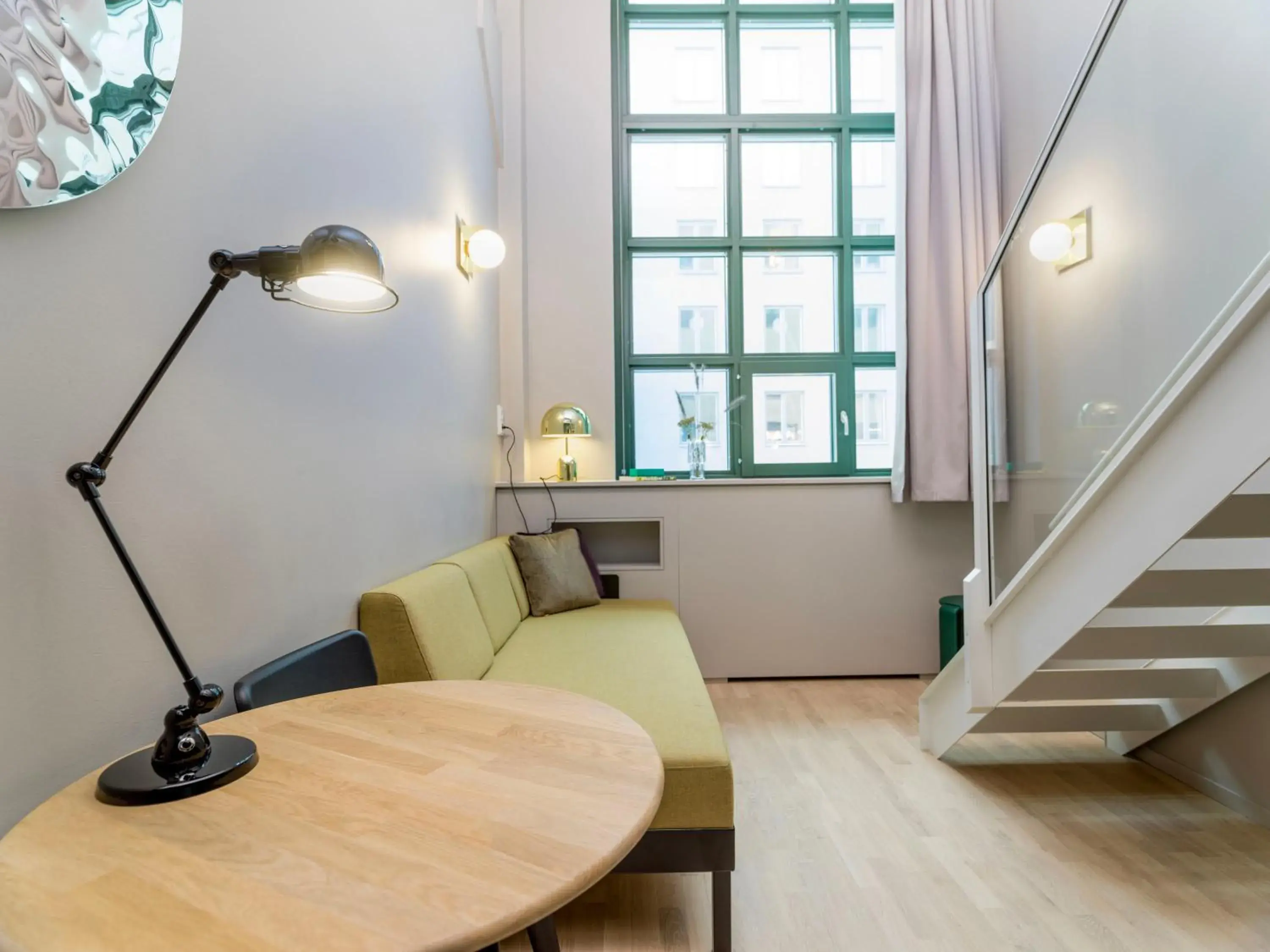 Living room in Unity Hammarby Sjöstad - A Studio Hotel Living room in Unity Hammarby Sjöstad - A Studio Hotel