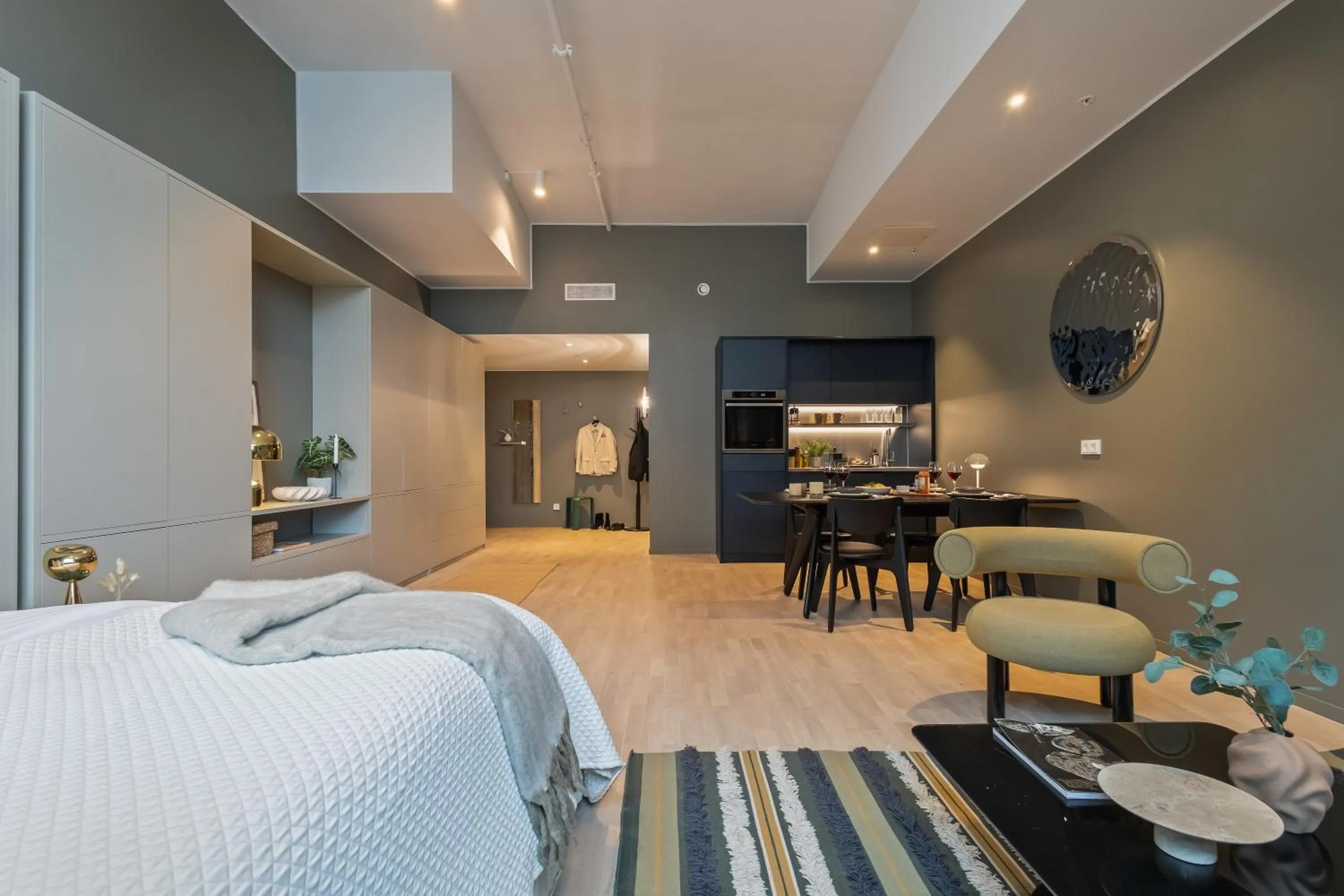 Photo of the whole room, Bed in Unity Hammarby Sjöstad - A Studio Hotel