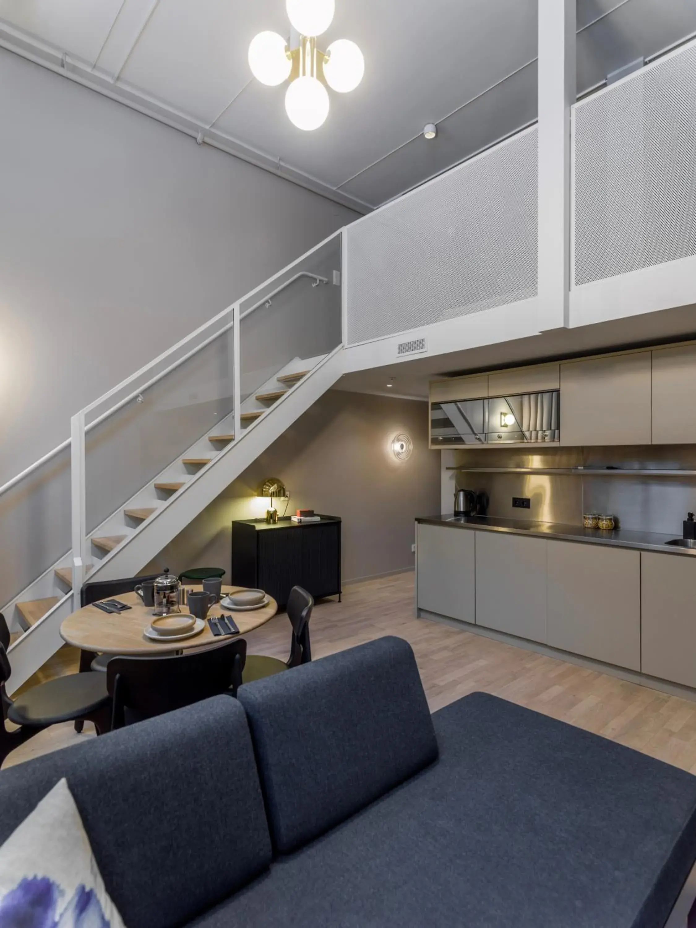 Living room in Unity Hammarby Sjöstad - A Studio Hotel Living room in Unity Hammarby Sjöstad - A Studio Hotel