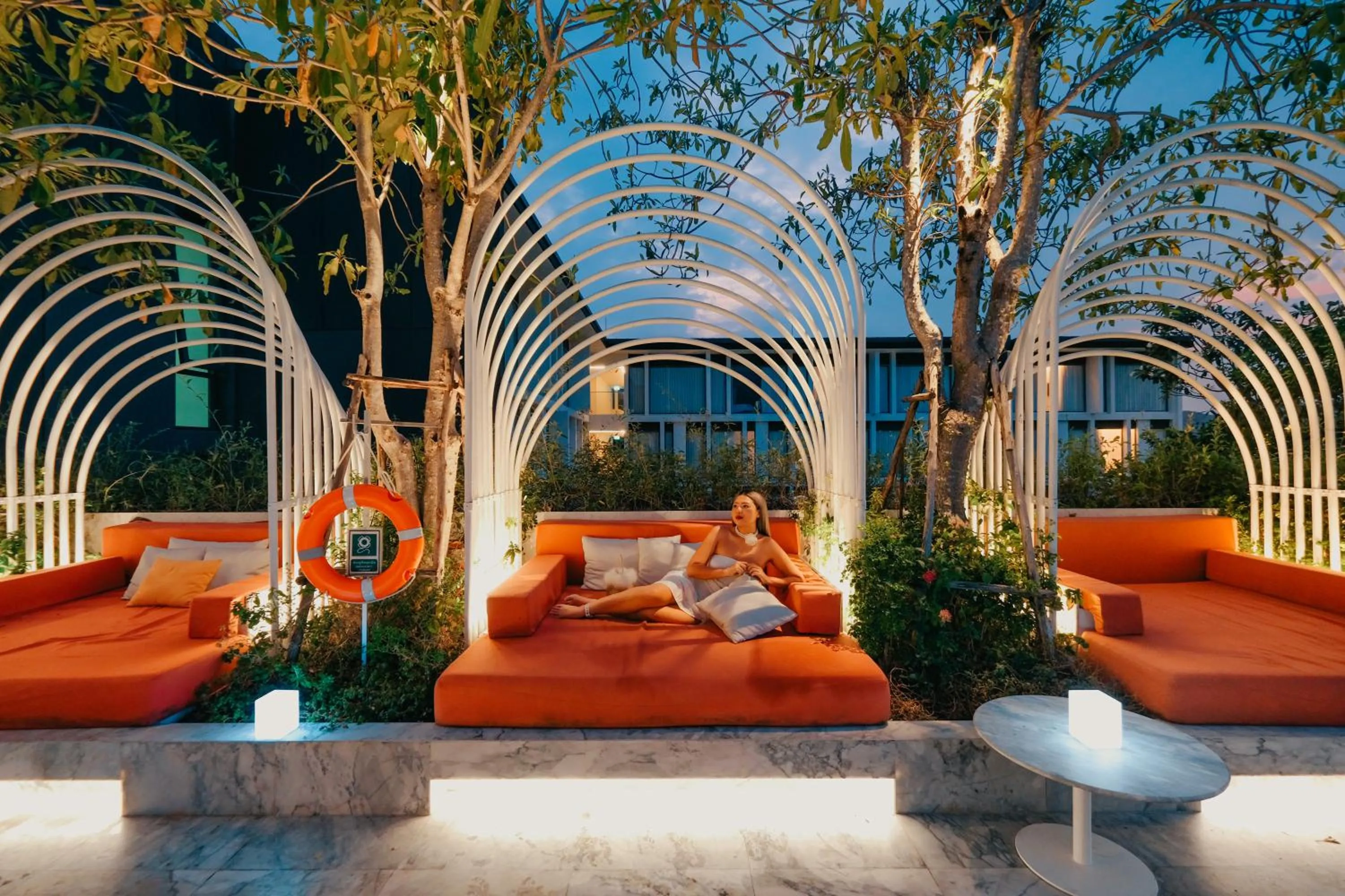 Seating area in dusitD2 Hua Hin