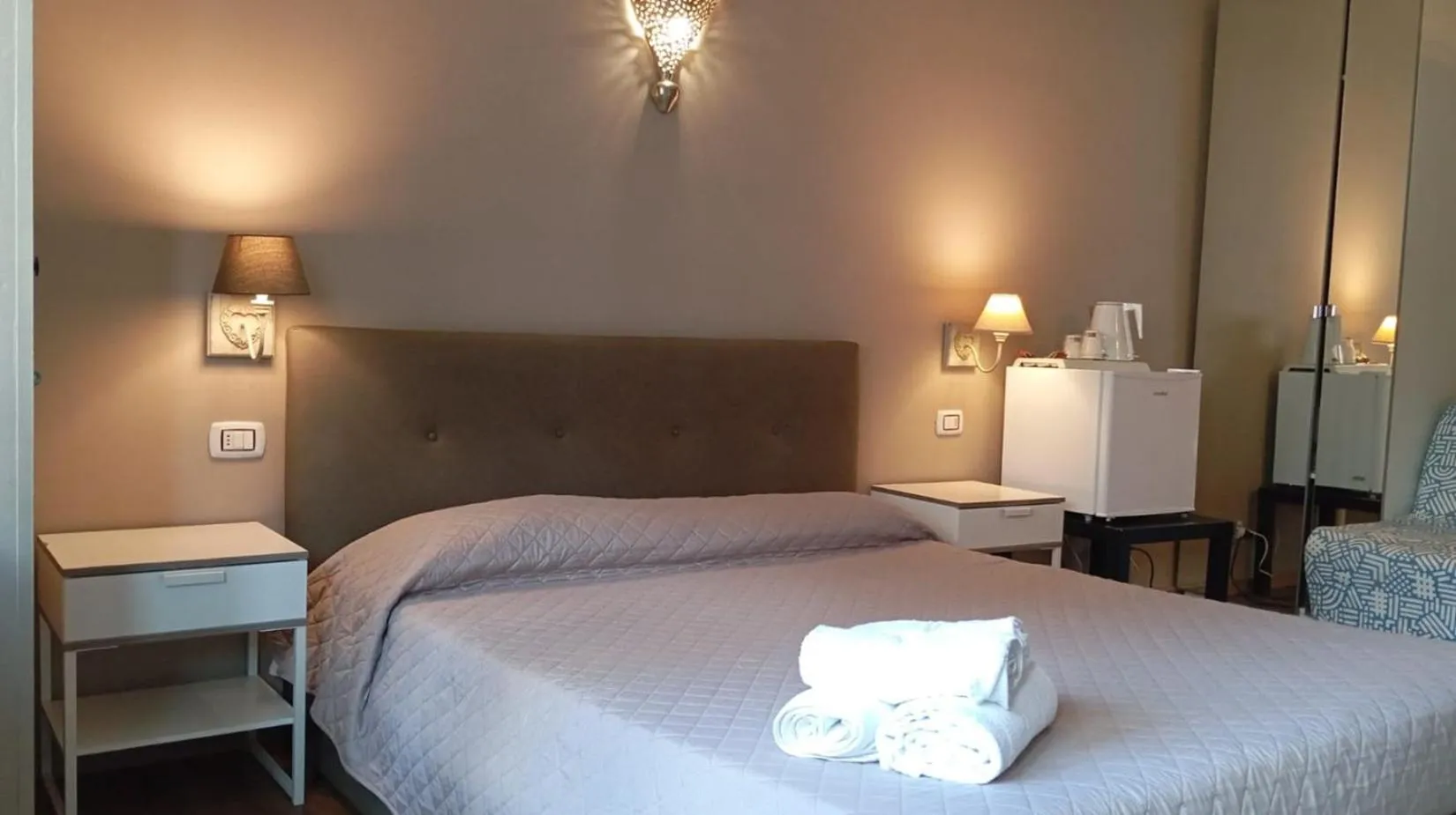 Bed in CconfortHotels R&B Cavour