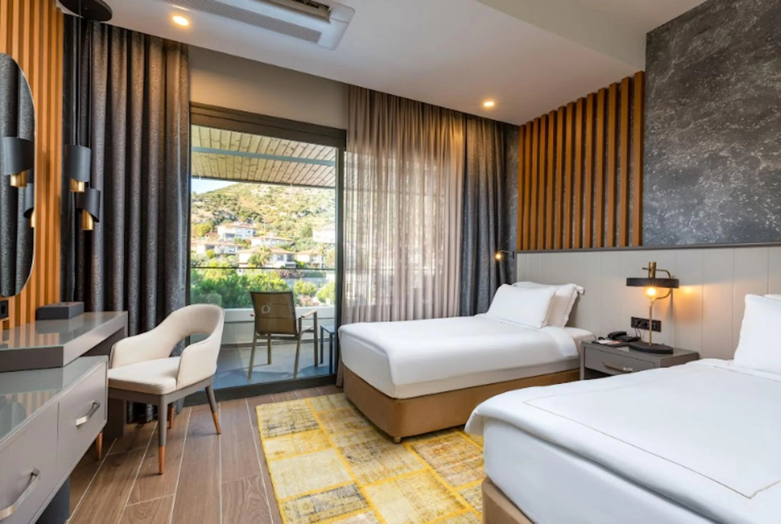 Bed in Unique Life Style Hotel